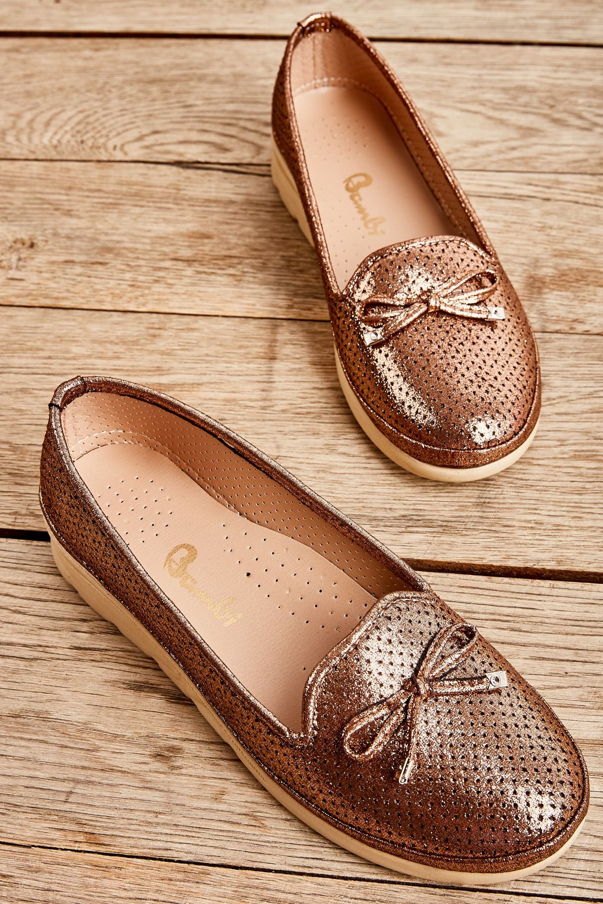 Bambi Bakır Kadın Loafer L0501902078