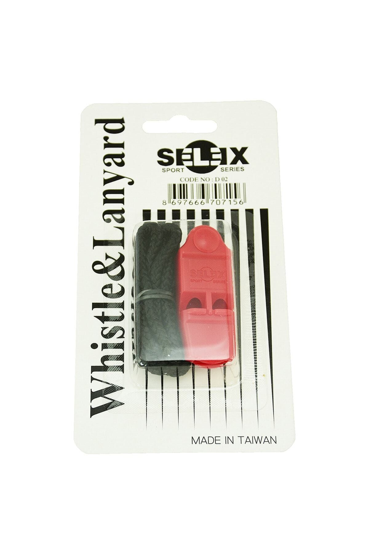 SELEX D 02 Ipli Düdük Kırmızı