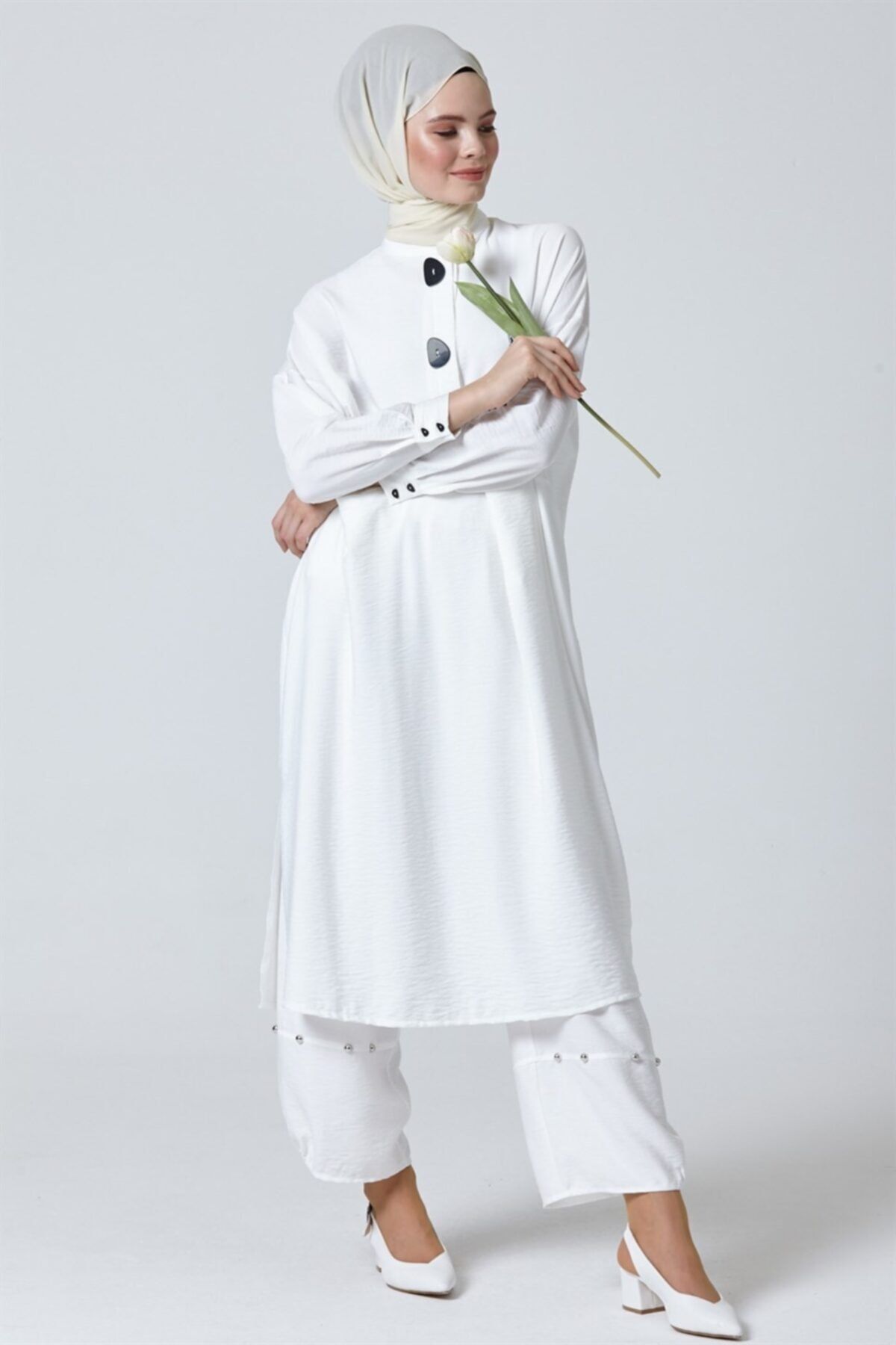 Armine Tunik 19ya4791 Ekru