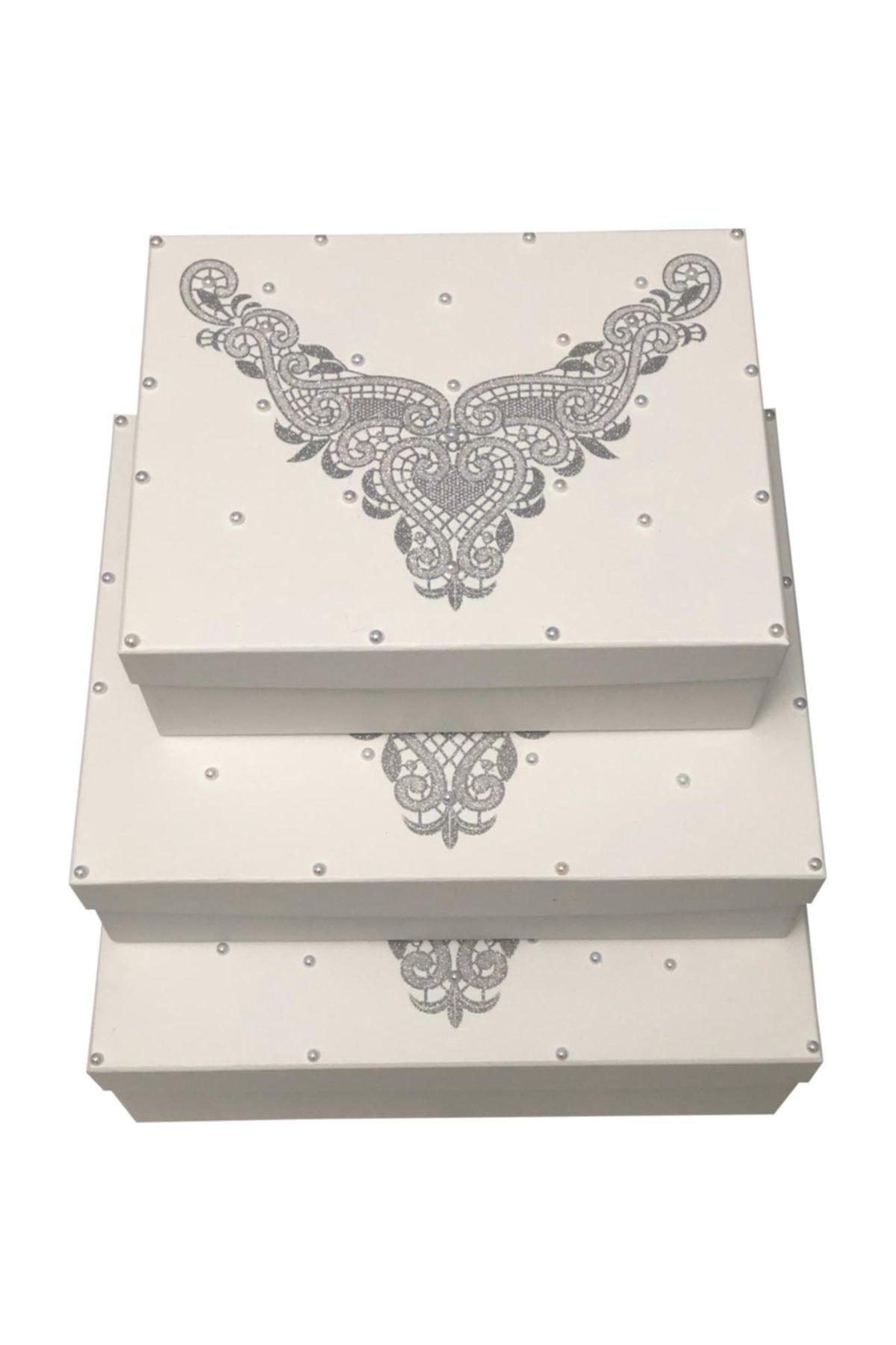 çeyizkolim Gelin Kutusu Gümüş