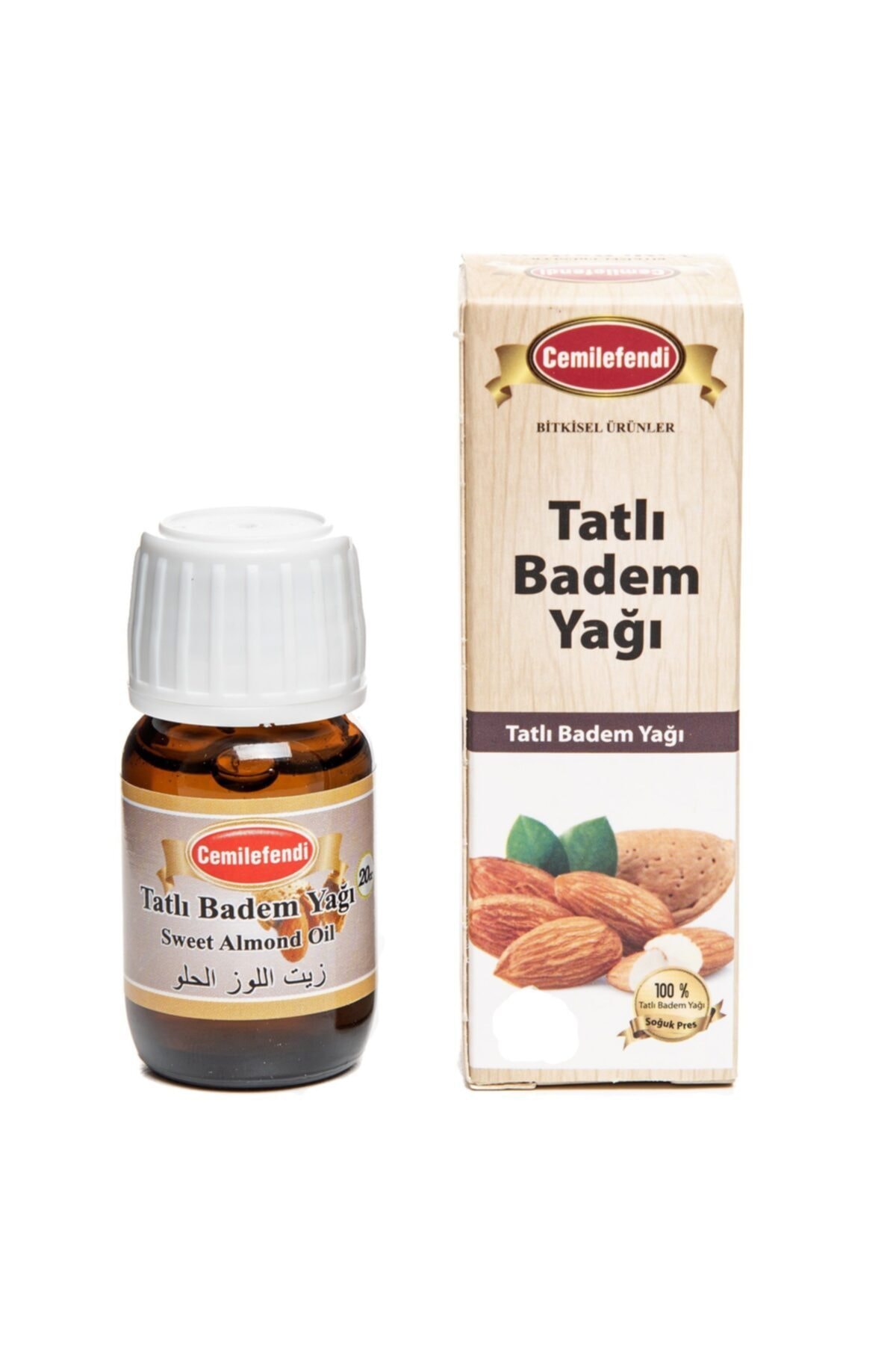 Cemil Efendi Tatlı Badem Yağı 50 Ml Doğal
