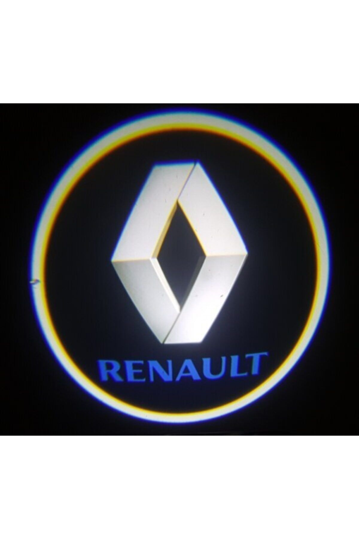 ünlütürkotoaksesuar Renault Araçlar Için Pilli Yapıştırmalı Kapı Altı Led Logo