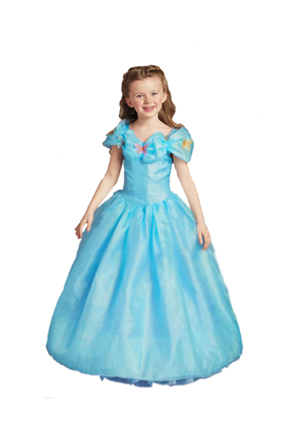 Masal Kostüm Prenses Cinderella Çoçuk Kostümü