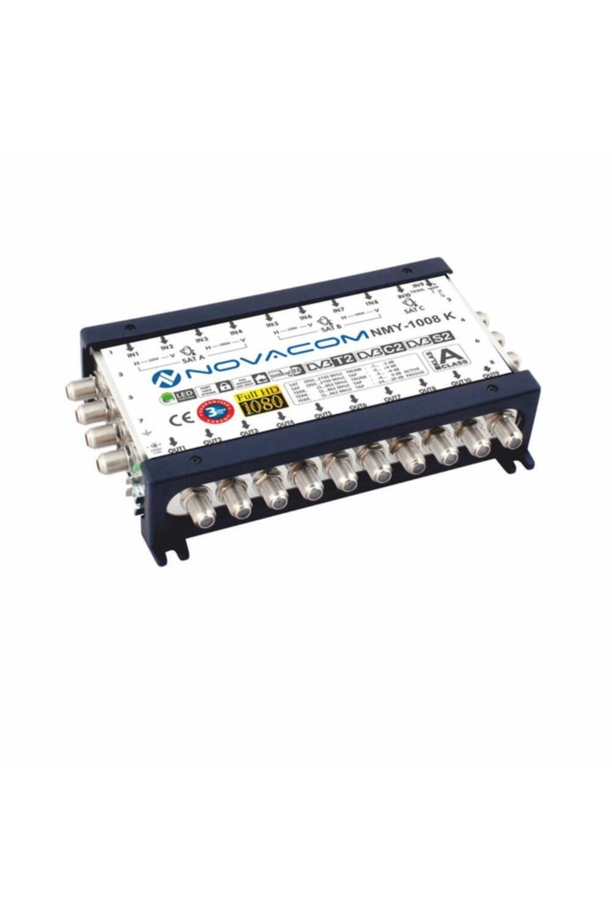 NOVACOM 10/8 Kaskatlı Multiswitch Uydu Santrali