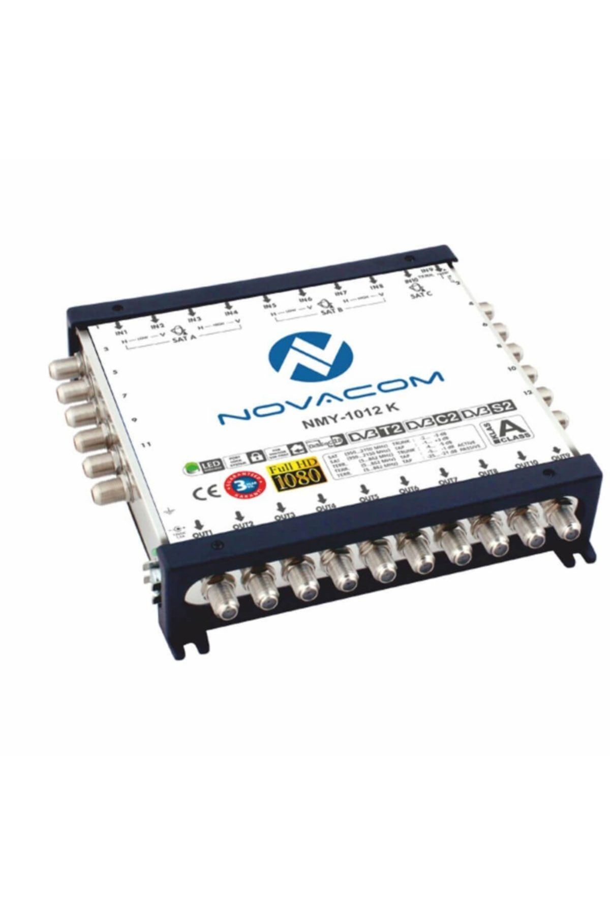 NOVACOM 10/12 Kaskatlı Multiswitch Uydu Santrali