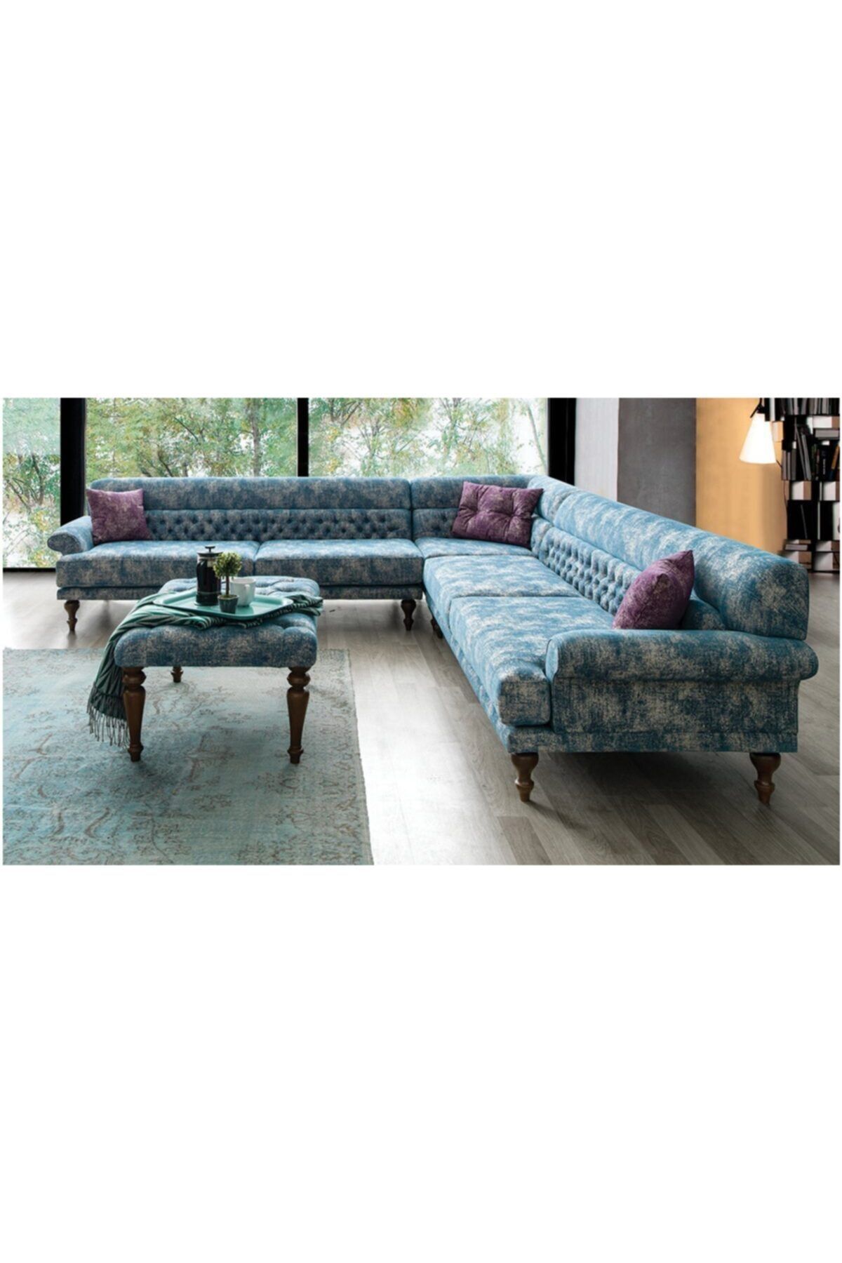 Vivense Retro Ayaklı Loft Köşe Koltuk Takımı