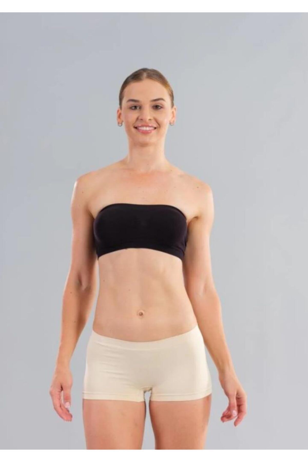 Ödül 2002 Seamless Bayan 5 Li Şort Boxer Ten