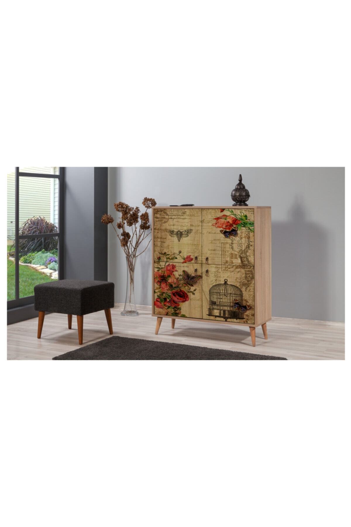 Vivense Multikabin Garden 724 Dolap Ahşap Ayak