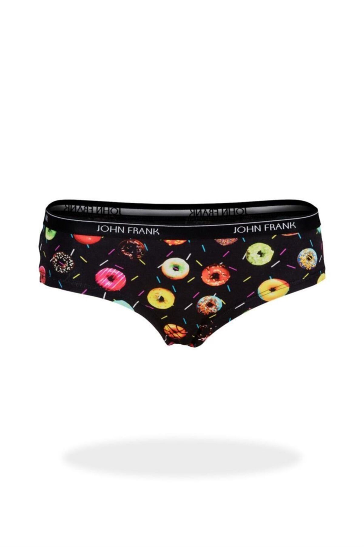 John Frank Kadın Siyah Identity Hipster-donuts Slip