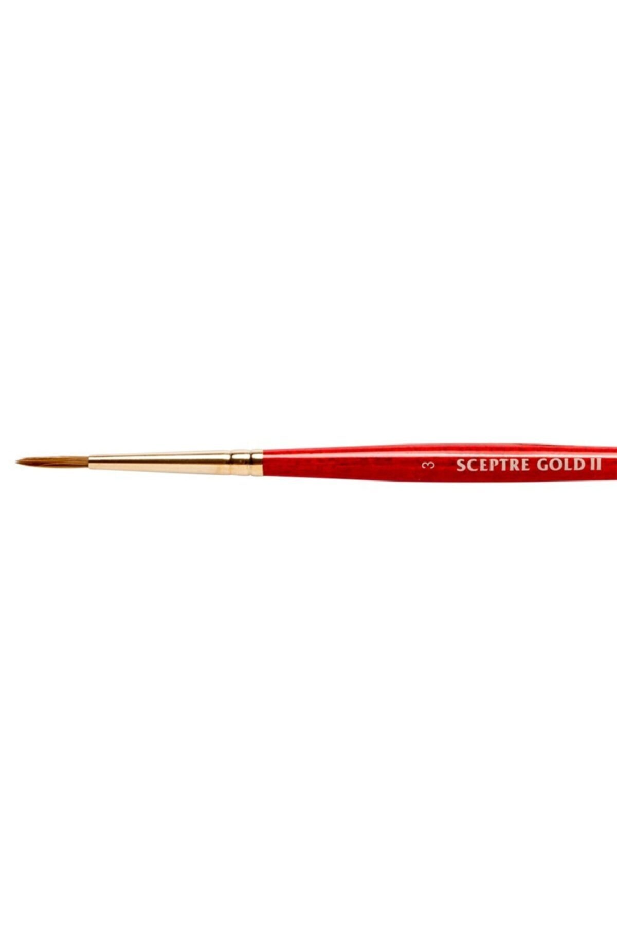 Winsor Newton Winsor & Newton : Sceptre Gold : 101 Serisi Kısa Sap Yuvarlak Fırça No : 3