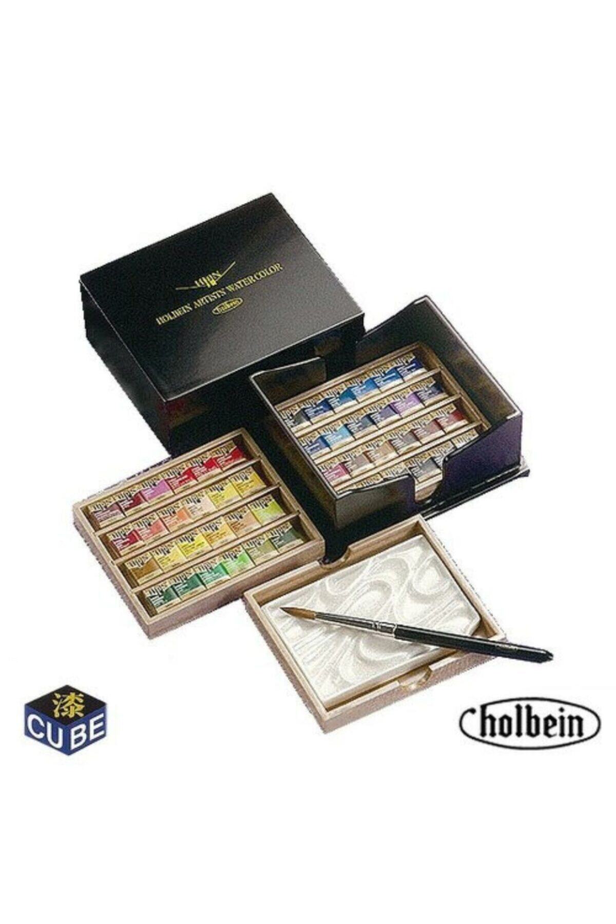 Holbein 48 Renk Artist Sulu Boya Tablet Set