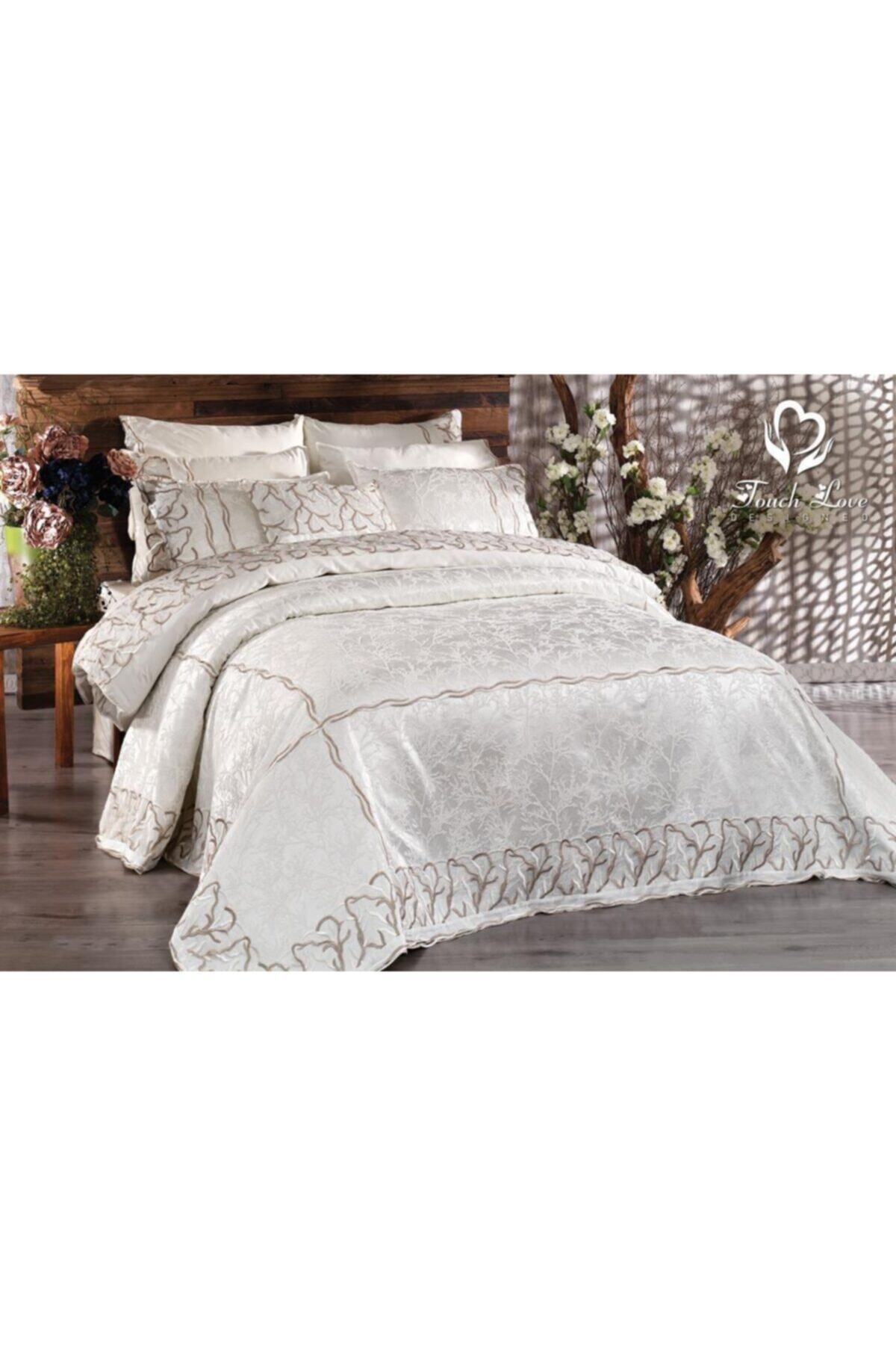 ALÇEYİZ Vıvıen Yatak Ort.set Nev.takımılı C.k Krem-bej