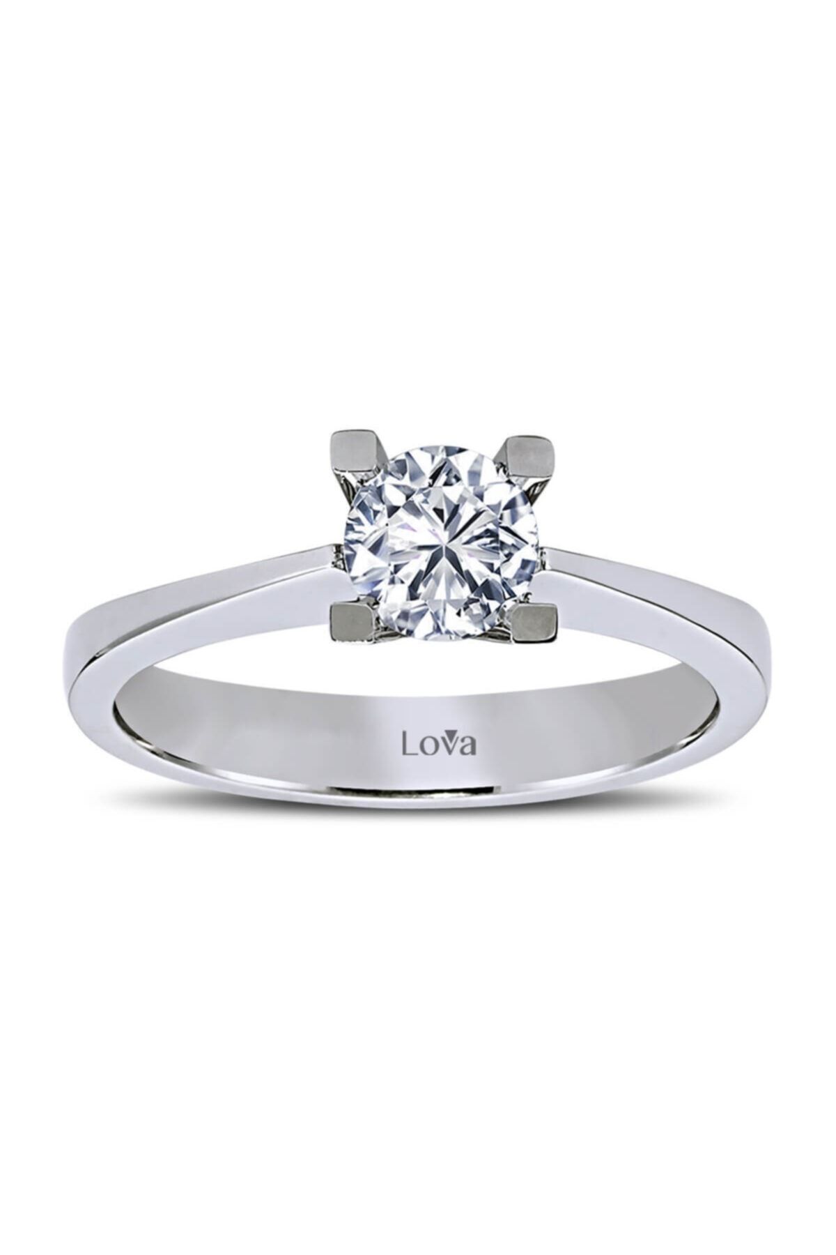 Lova D Renk 0,62 Karat Pırlanta Tektaş Yüzük - 1060014