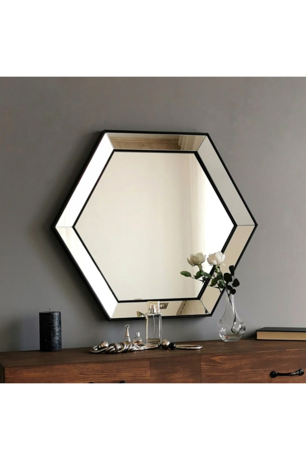 NEOstill Dekoratif Altıgen Ayna A404