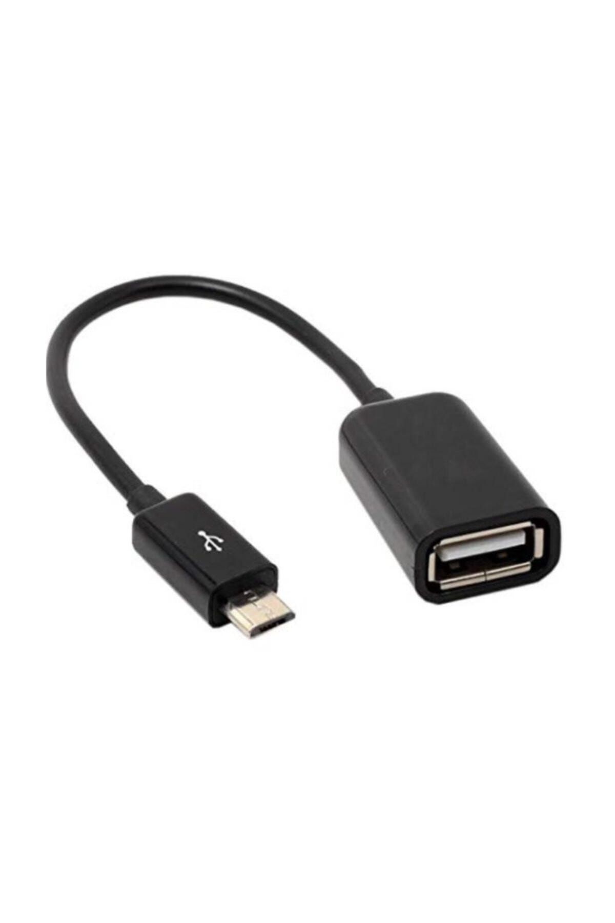 Alfais 4940 Micro  Usb To Usb Çevirici Dönüştürücü Otg Klavye Mouse Flash Bağlantı Kablosu