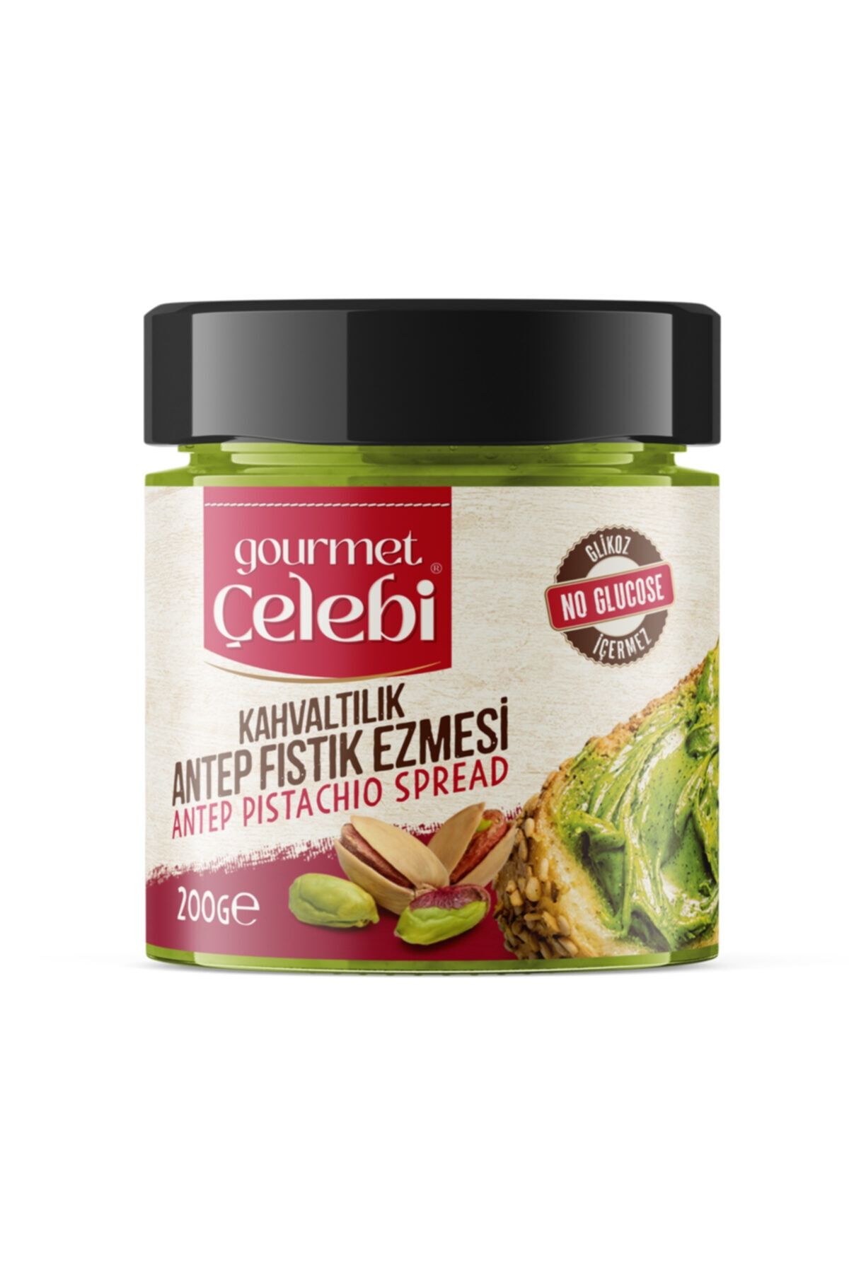gourmet çelebi Kahvaltılık Antep Fıstık Ezmesi 200 gr.