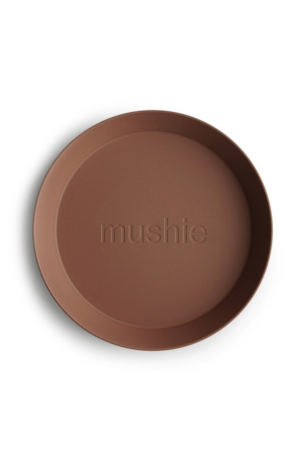 Mushie Dinner Plate Round Caramel - Tabak Karamel Rengi