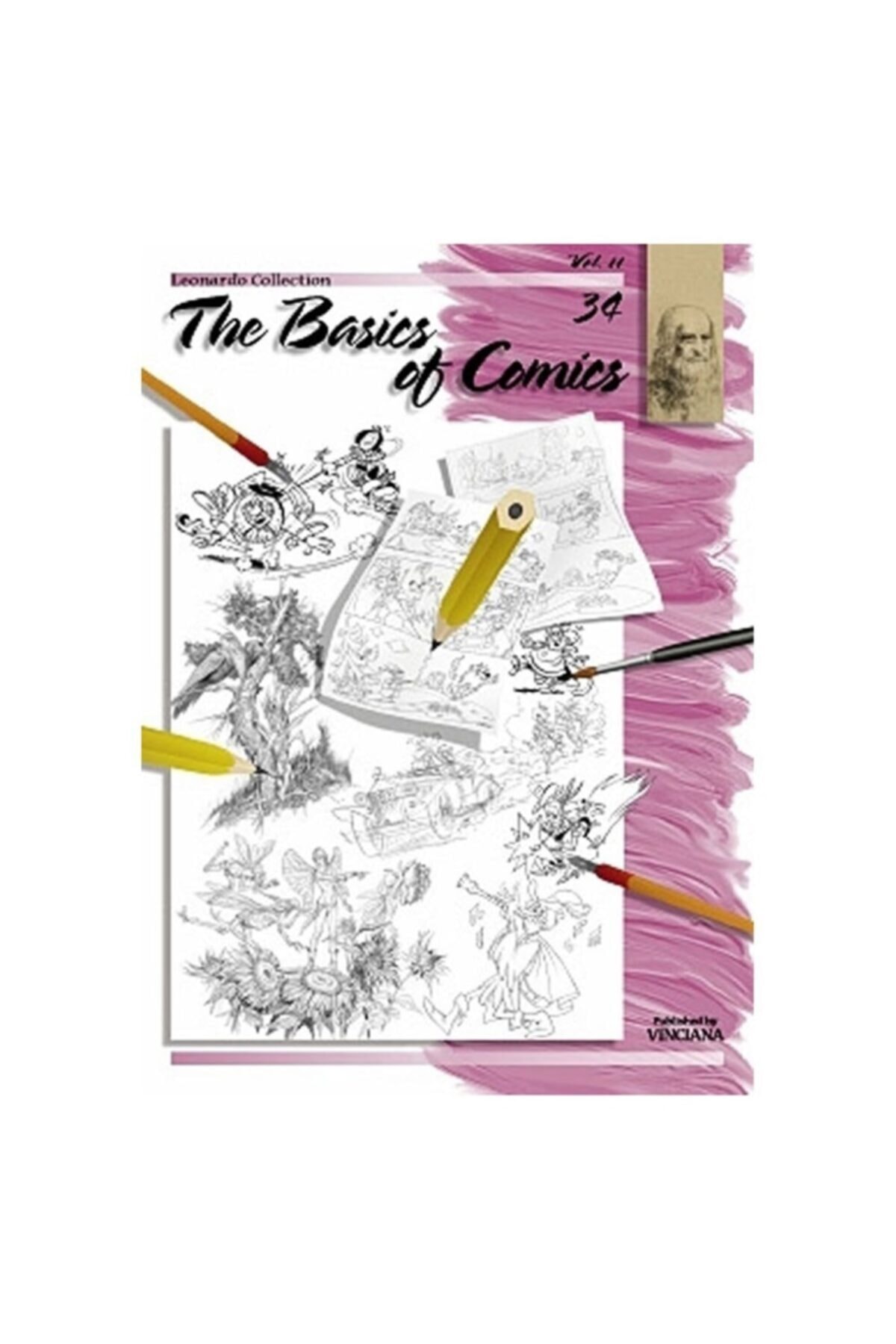 Da Vinci Leonardo Collection Desen Kitabı The Basics Of Comics N: 34 Resimli Mizah Çizim Temelleri N: 34