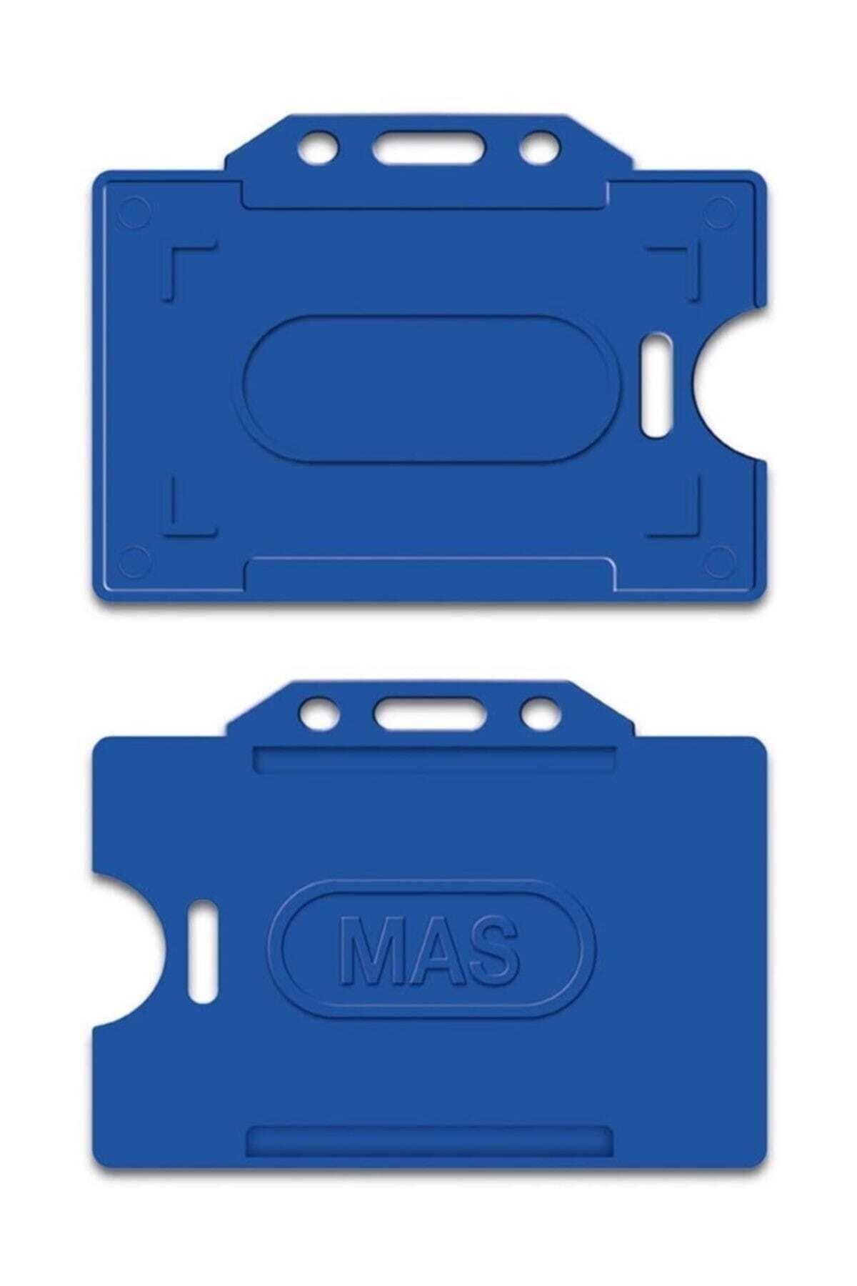 Mas 3520 Plastik Kart Kabı Lacivert Yatay 54X86
