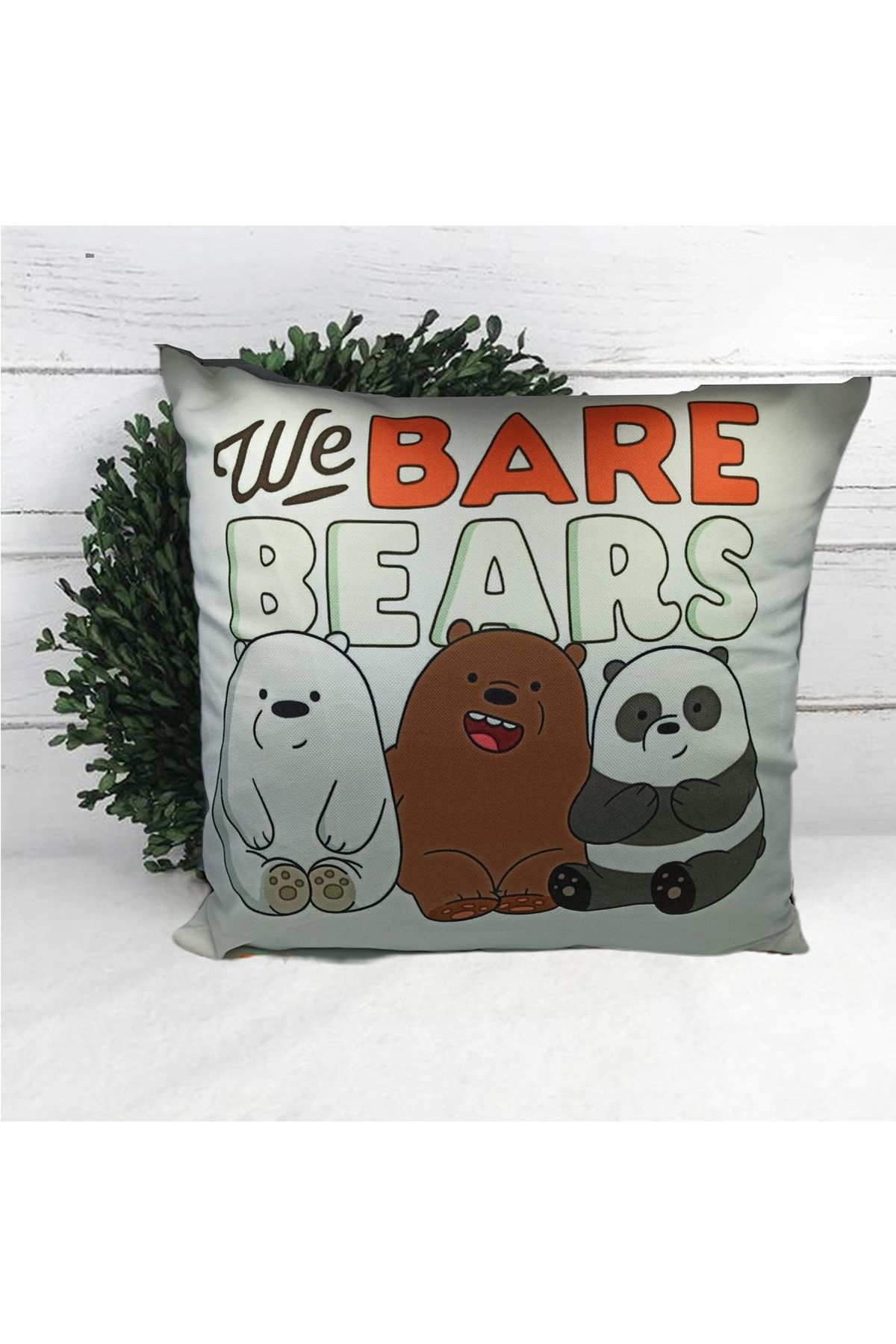KARGA Kafadar Ayılar ,we Bare Bears , Cartoon, Çizgi Film Kırlent , Yastık