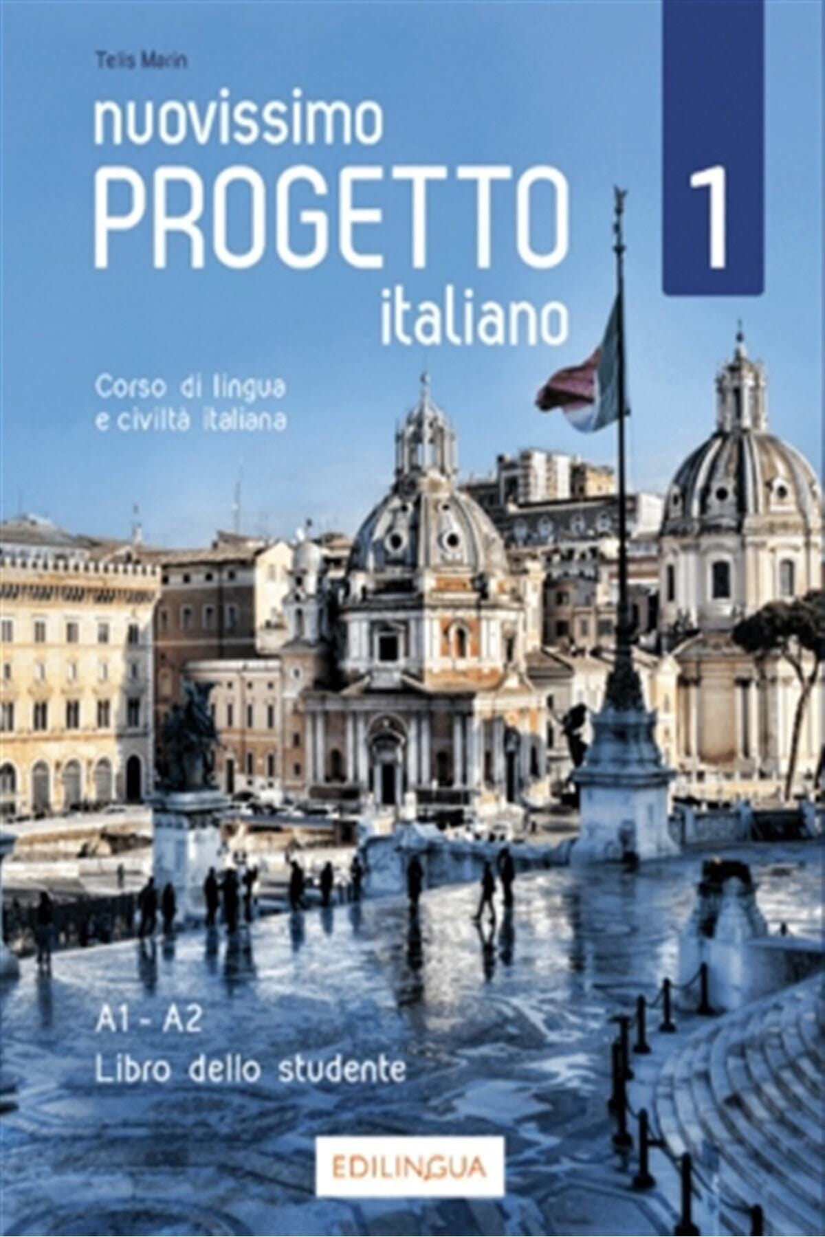 Edilingua Yayınları Nuovissimo Progetto Italiano 1 Libro Dello Studente + Dvd - Telis Marin