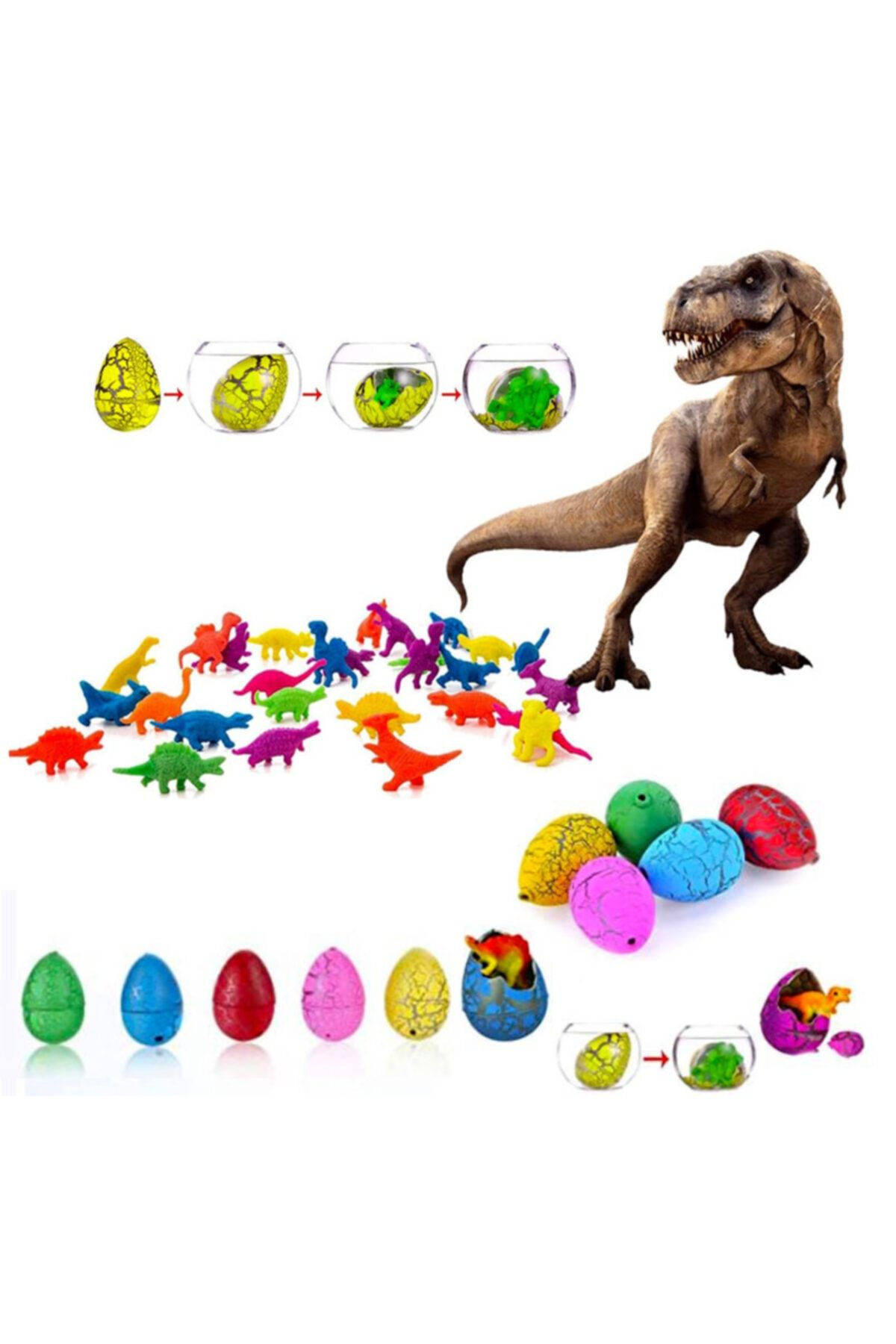 limmy suda buyuyen dinazor yumurtasi kucuk su maymuncugu dinozor yumurtasi 6 adet fiyati yorumlari trendyol