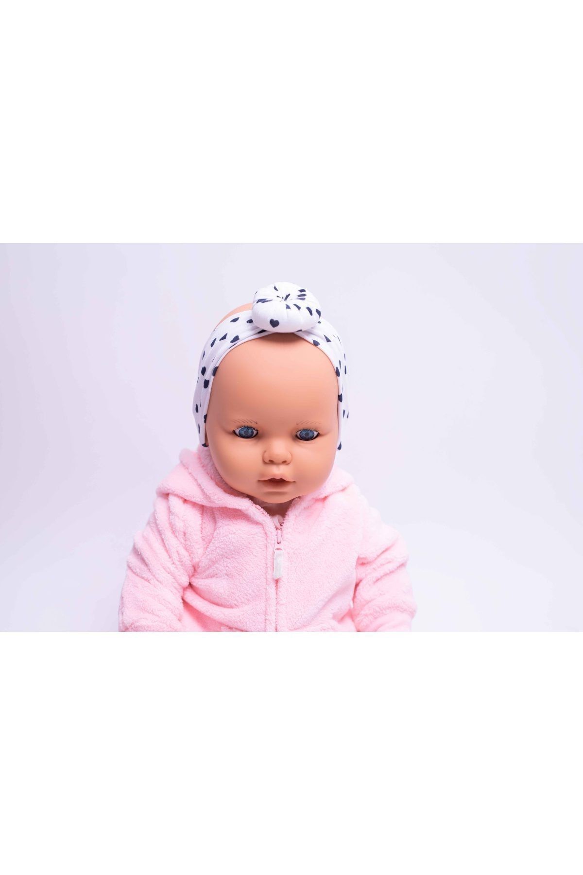 Dilek Susleme Beyaz Kalpli Puantiyeli Topuz Bebek Bandana Fiyati Yorumlari Trendyol