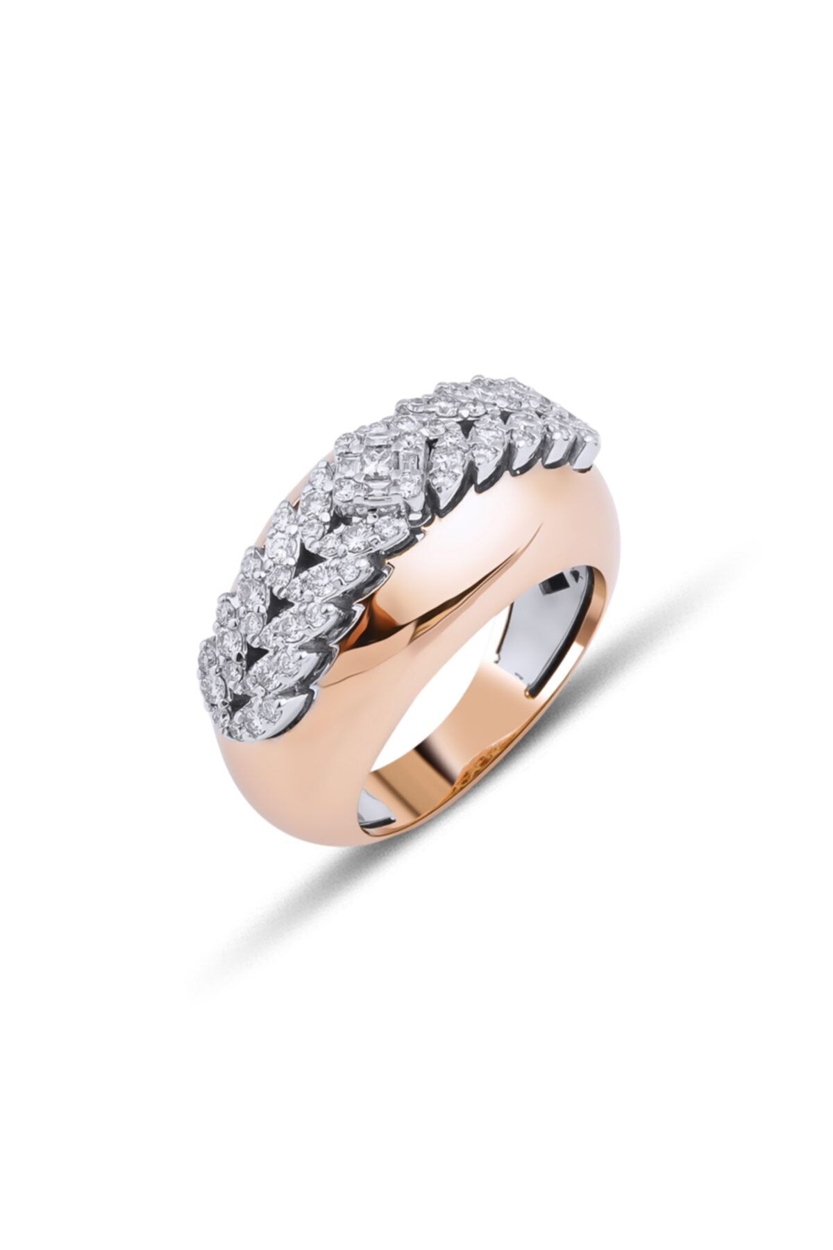Barok Diamond Charles Pırlanta Astar Yüzük 0.87 Ct E Vs