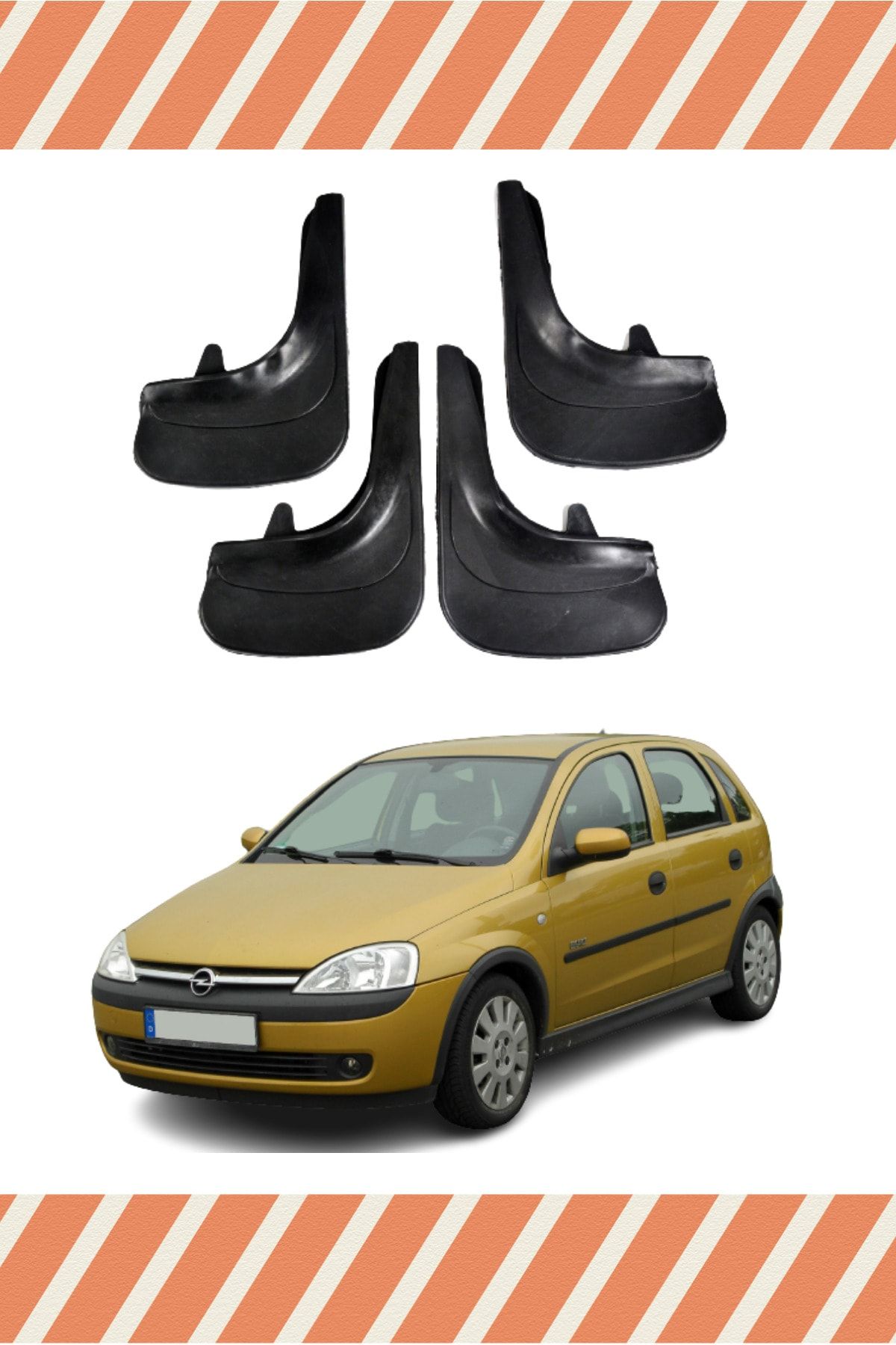 Corsa c mud flaps hot sale