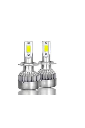 H4 Led Xenon Şimşek Etkili C6 Marka 10800 Lm 6000k Şimşek Etkili Led Xenon Beyaz Renk Yanar Image 0