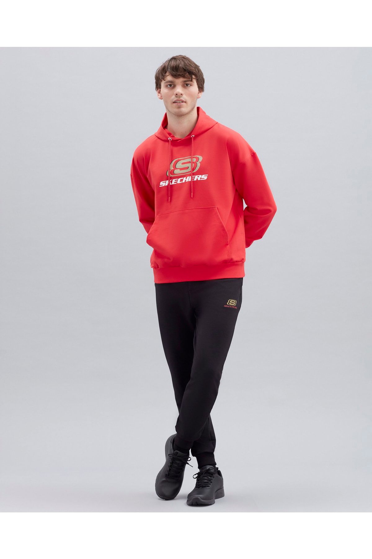 Skechers sweatshirts clearance red