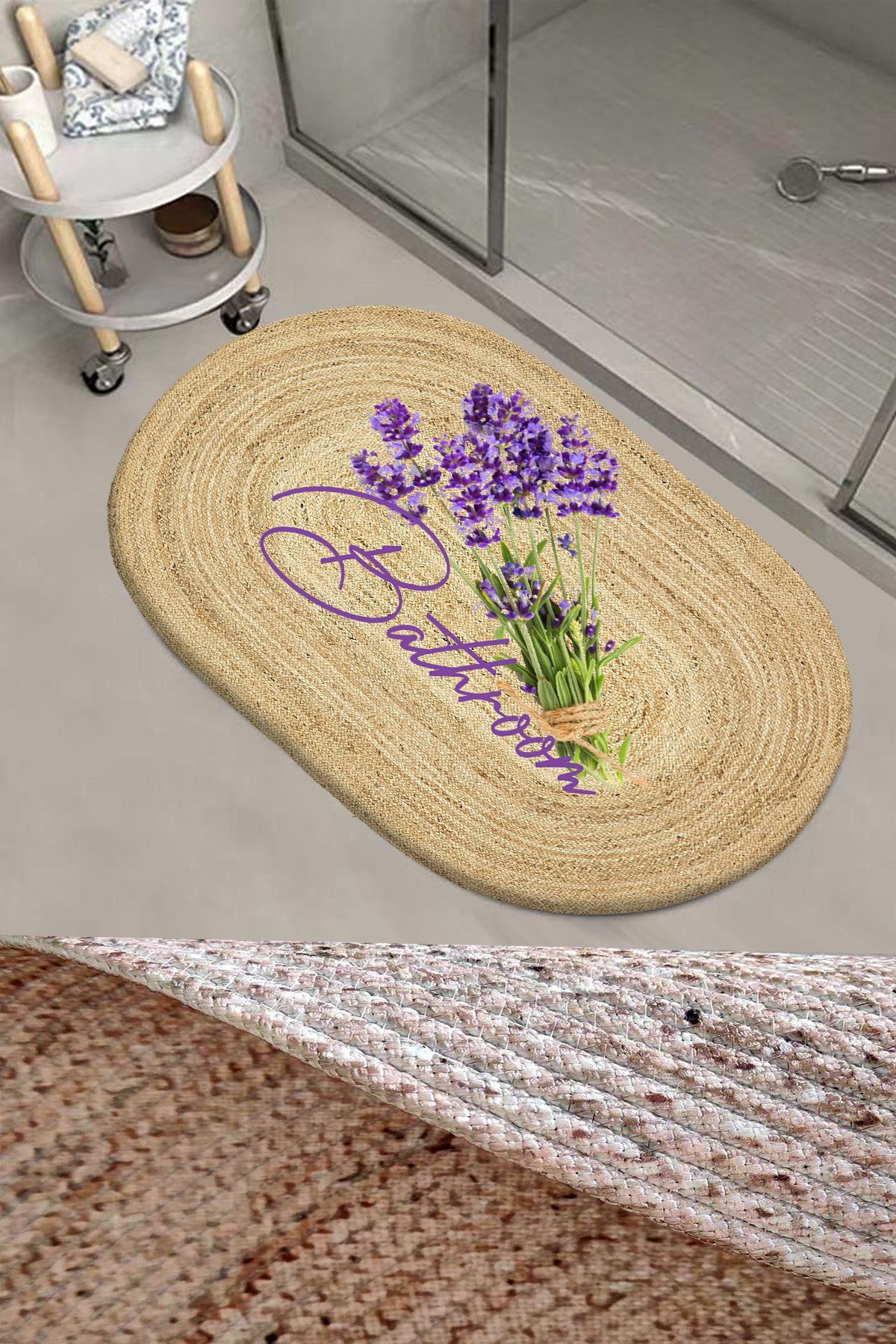 Purple hot sale bathroom rugs