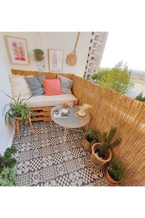 60 Cm X 3 Metre Doğal Kamış Hasır Balkon Çiti Image 0