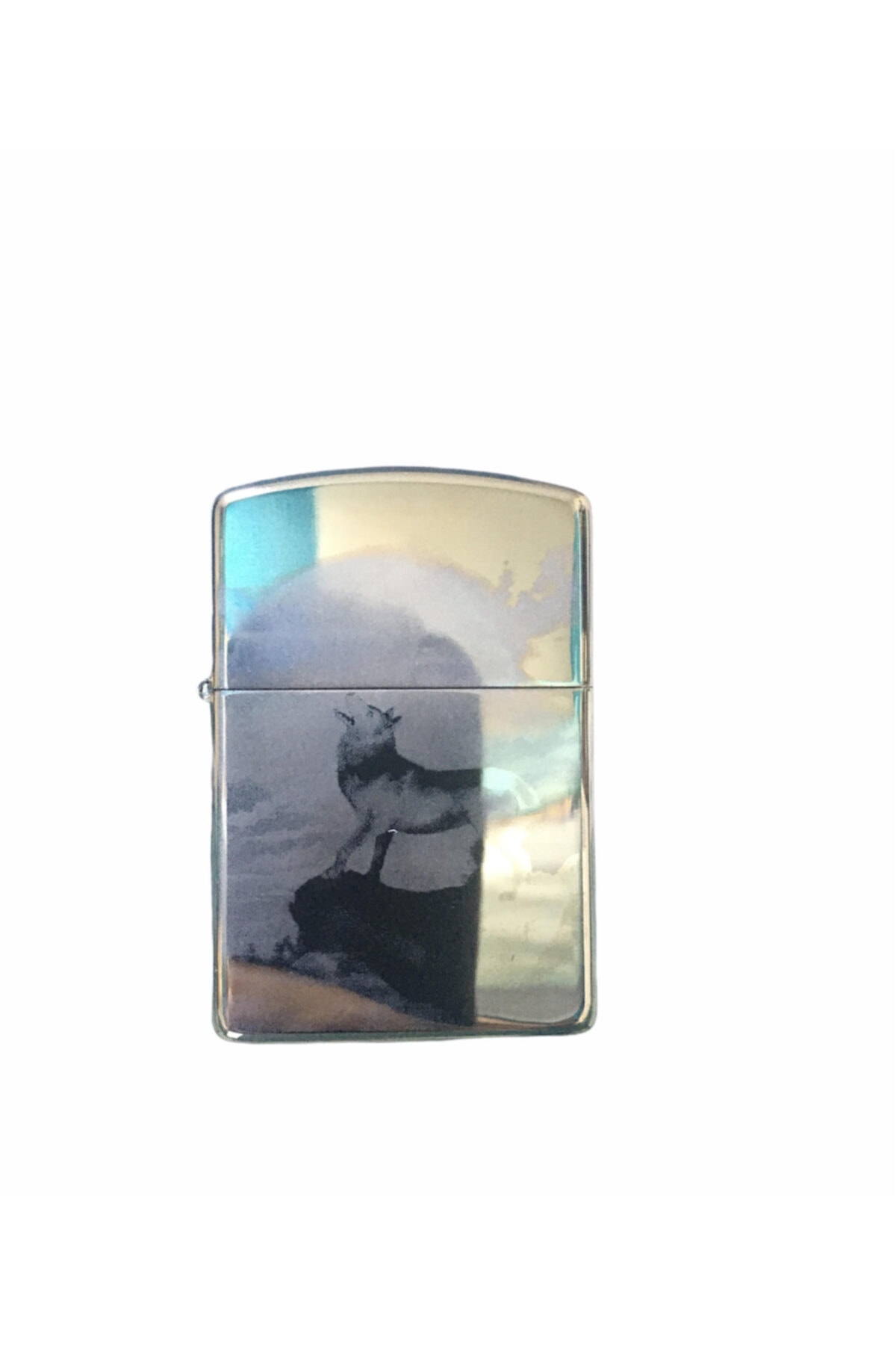 Zippo Kurt Işlemeli Altın Çakmak