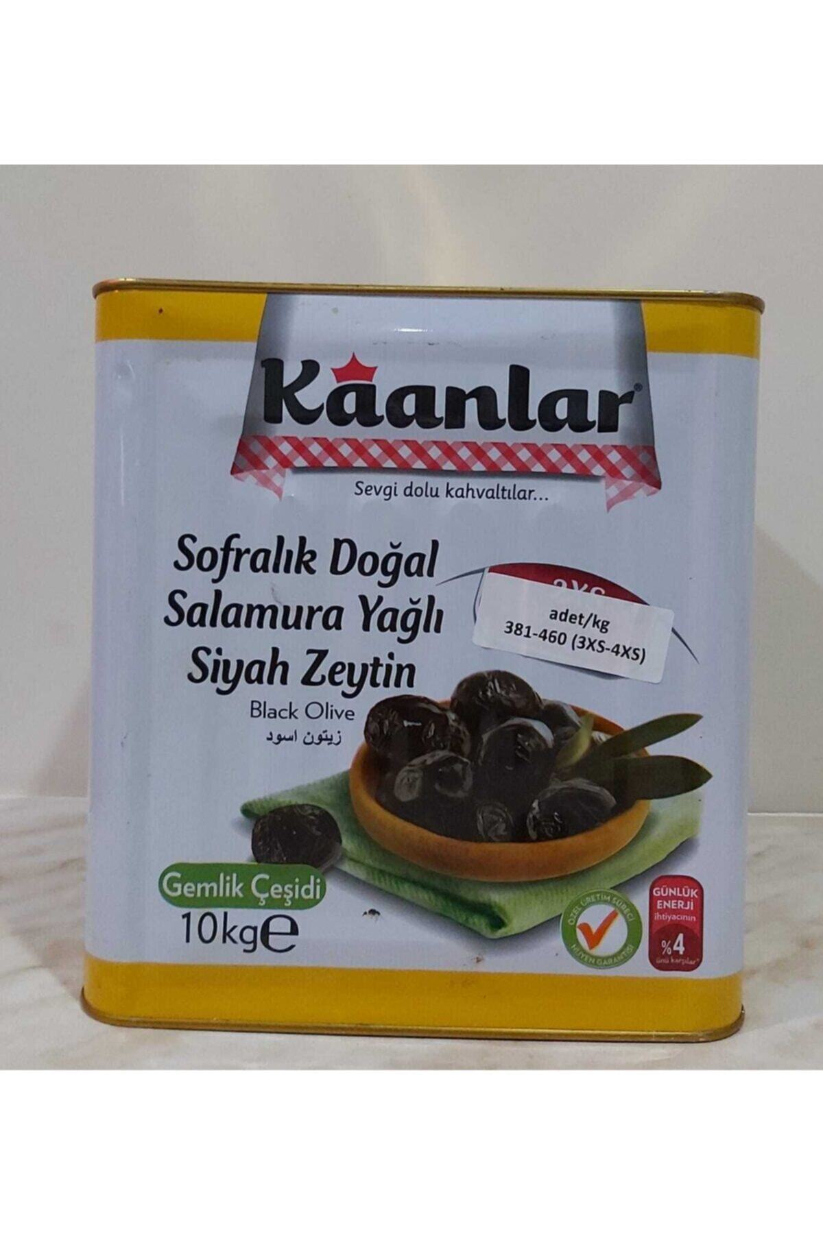 Kaanlar Siyah Zeytin 10 Kg.