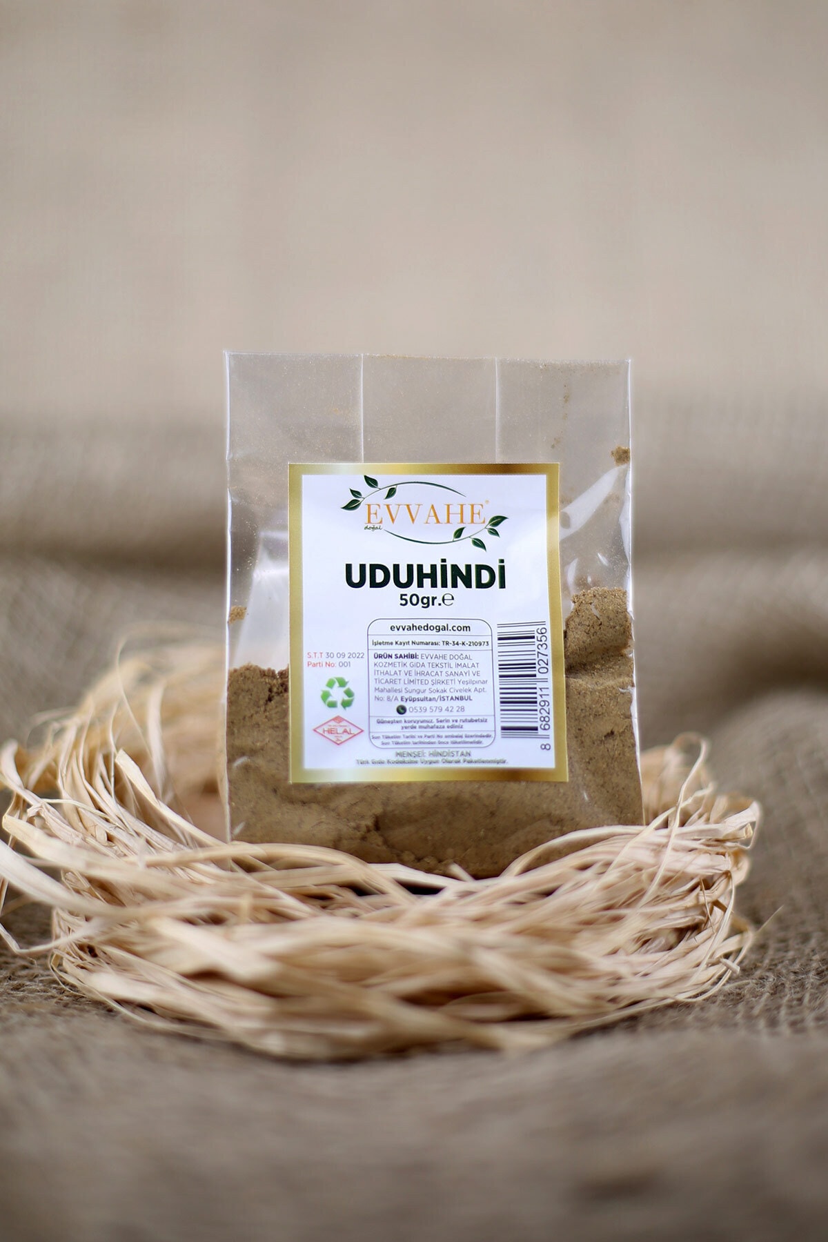 EVVAHE DOĞAL Udu Hindi (50 Gram)