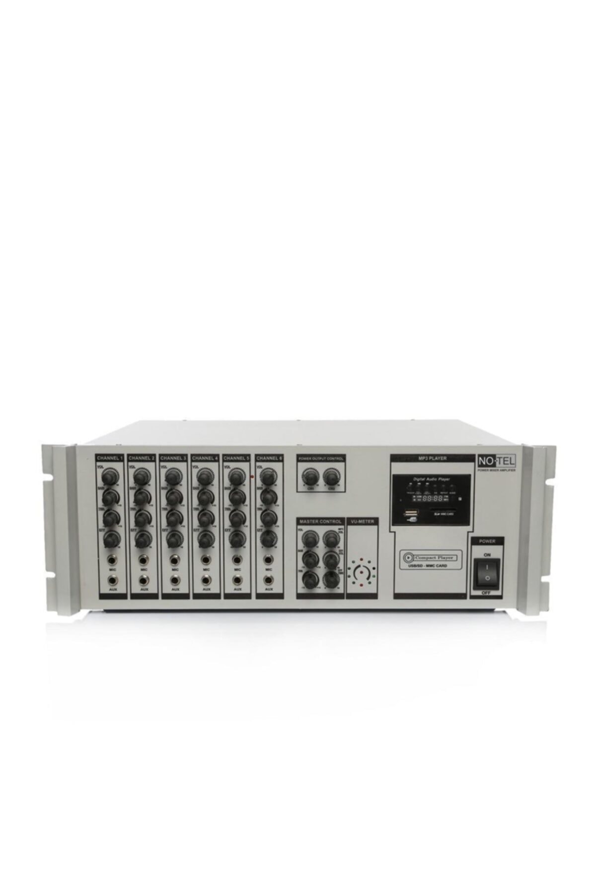 Notel Not A 4100b 4x100 Watt Eko'lu Mp3 Çalarlı Power Küp Mikser Anfi