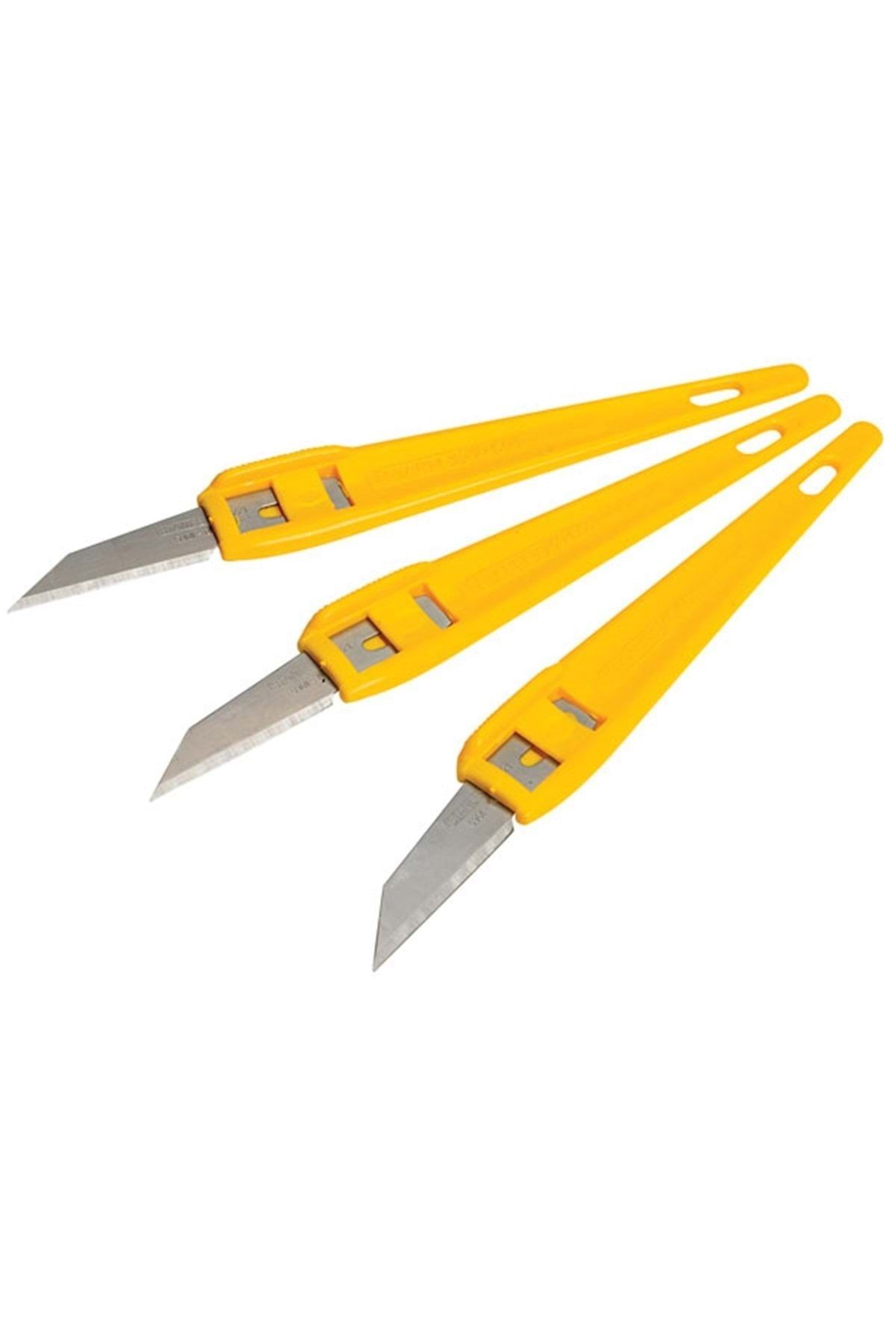 Stanley Hobby Maket Bıçağı 140mm 3lü Tek Kul.