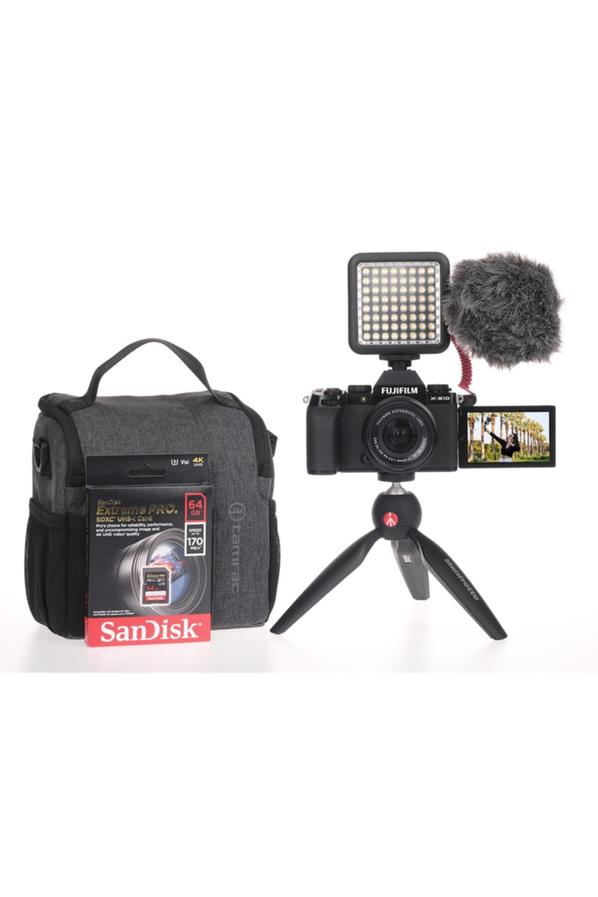 Fujifilm X-s10 Siyah + Xc15-45mm Vlogger Hazır Kit