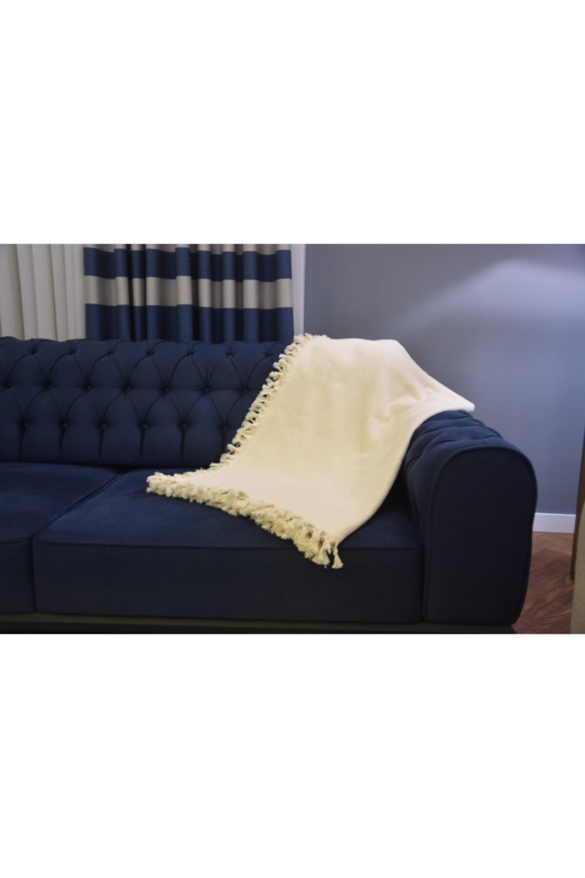 efendyco Pike, Koltuk Ve Yatak Örtüsü, Dekoratif Örtü, Buldan Örtüsü Çok Amaçlı Kullanım 200x320cm Natural