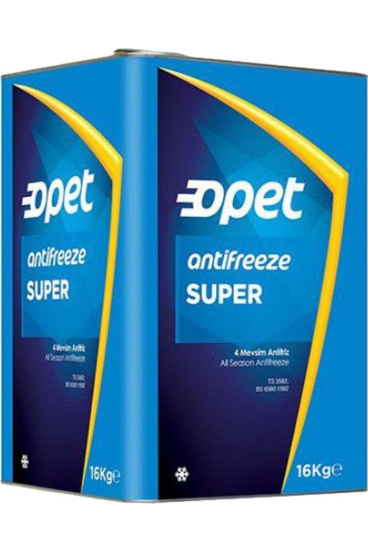 opet Süpert Dört Mevsim 16 Lt Mavi Antifriz