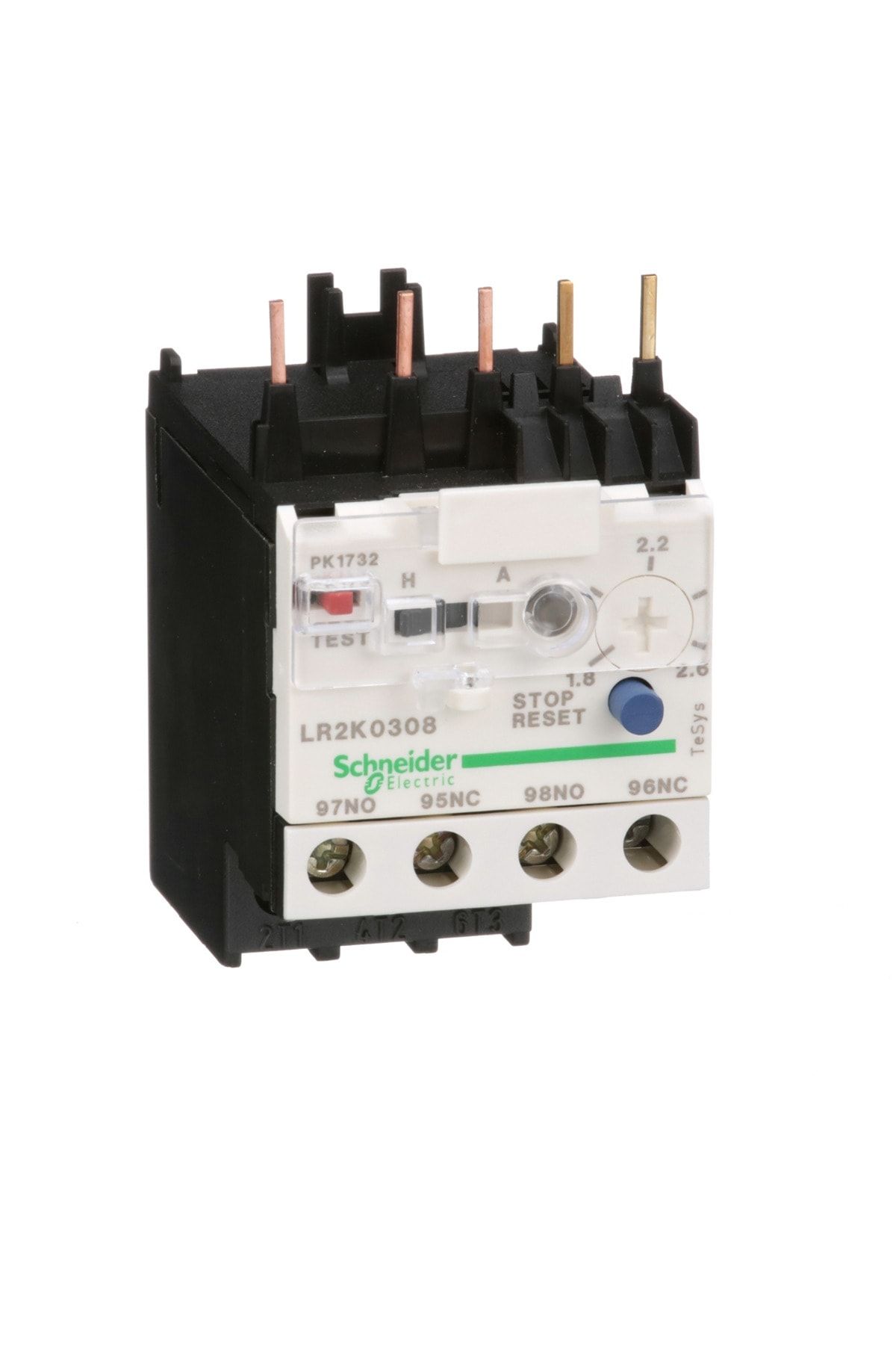 Schneider Electric Tesys K Termik Röle, 1no-1nc, 1.8-2.6 Amper