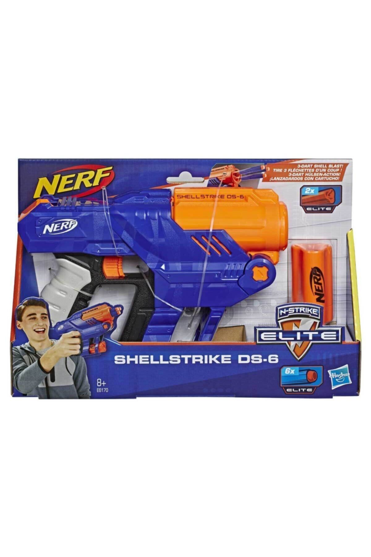 Nerf Lisanslı Hasbro Elite Shellstrike Ds-6