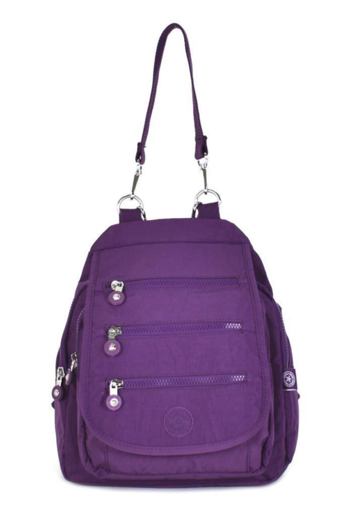 SMART BAGS Kadın Mor Sırt Ve Omuz Çantası 1169 2022-1169-0027
