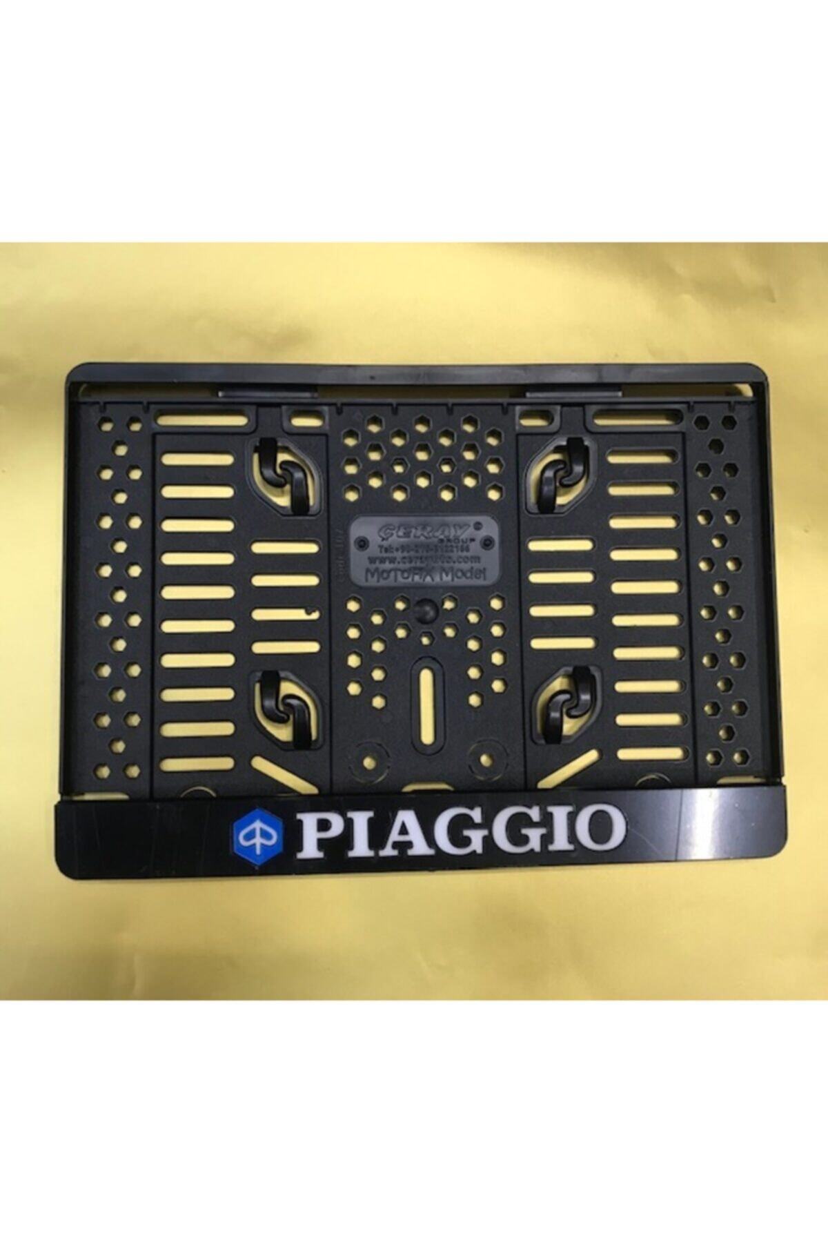 kcc tuning Piaggio-1 Motor Uyumlu Takmatik Piano Black Pleksi Plakalık