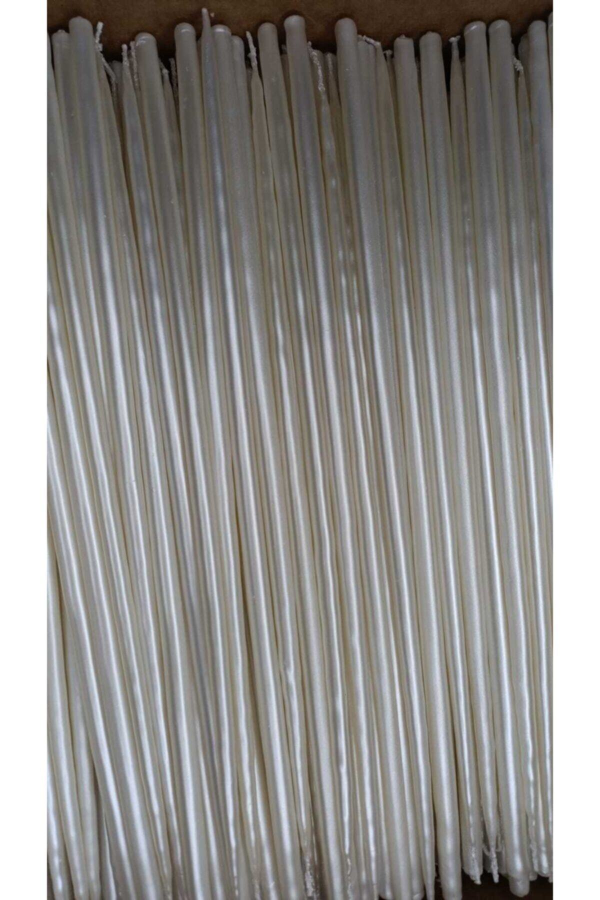 Kutula32 Pasta Mumu 20cm Sedef Beyaz 5 Adet