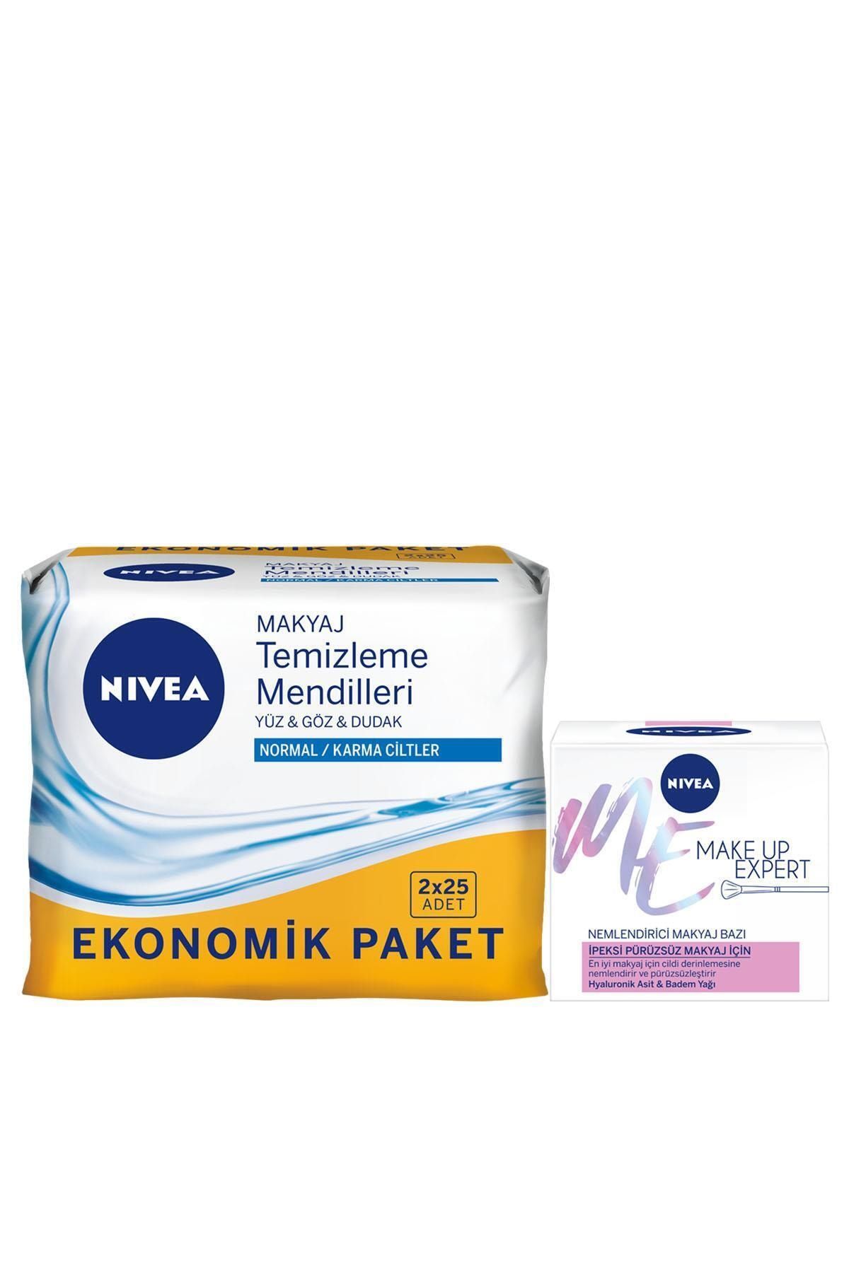Nivea Nıvea Makyaj Temizleme Mendili Normal Ciltler 25'li 1+1+makyaj Bazı Matlaştırıcı