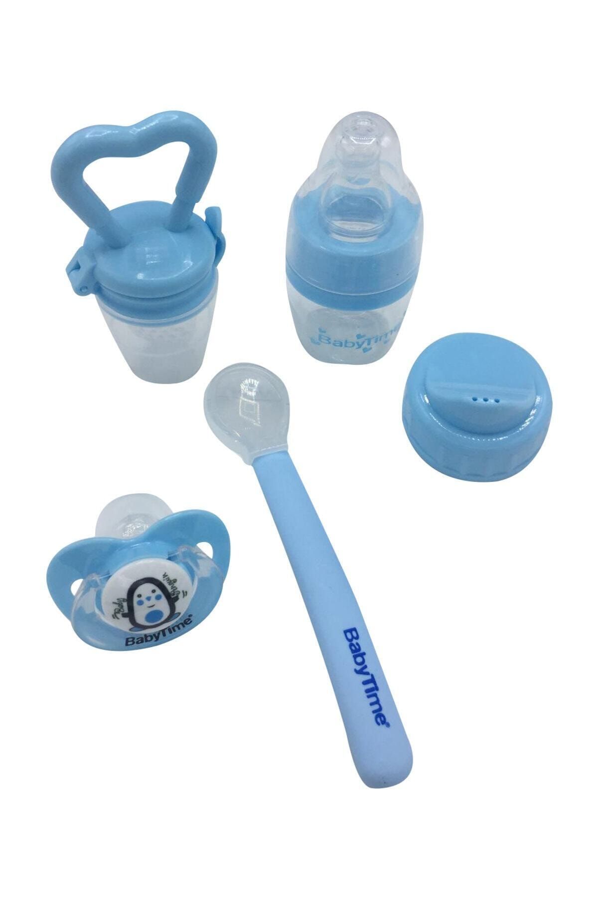 Babytime Bt513 Beslenme Seti - Mavi