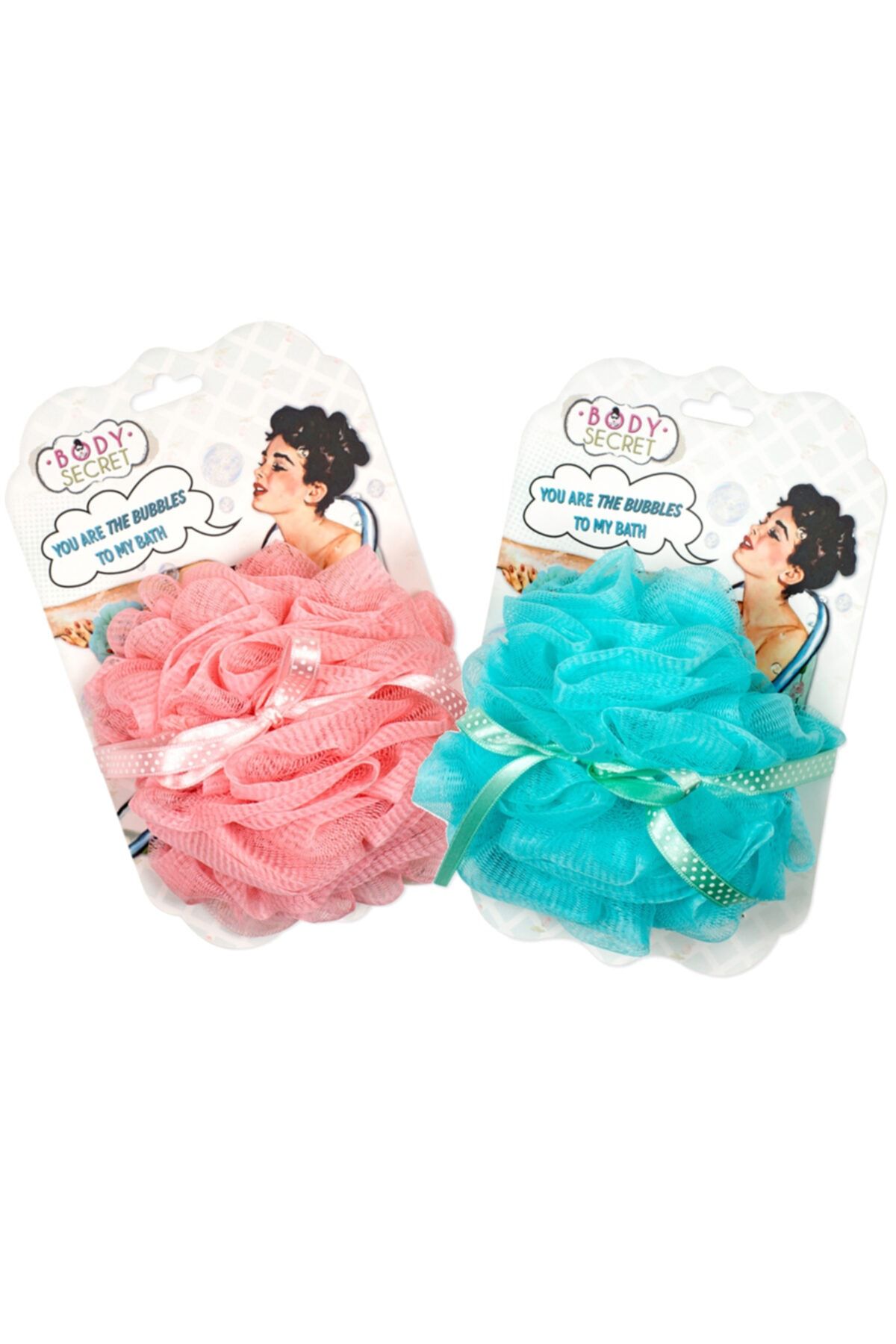 Bodysecret Banyo Lifi Pembe + Mavi Set