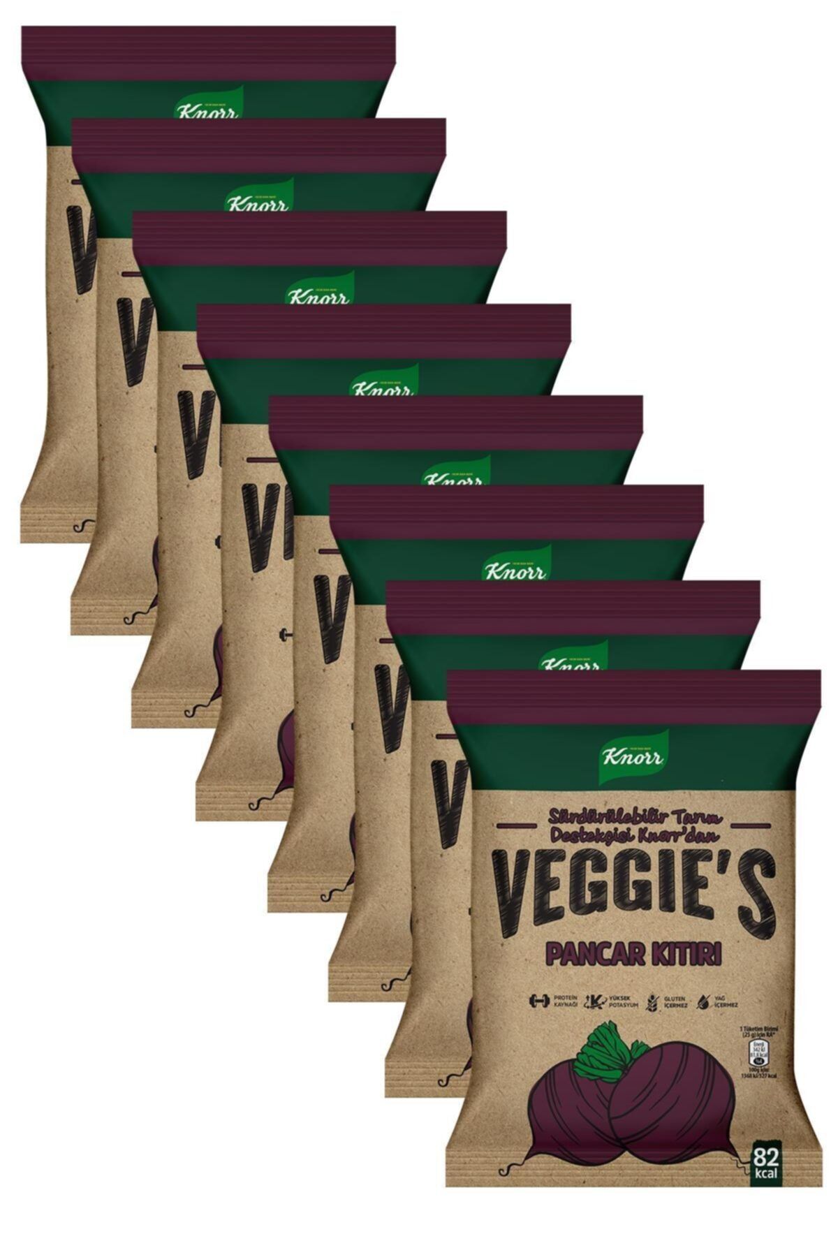 Knorr Veggie's Pancar Kıtırı 25 gr X 8 Adet